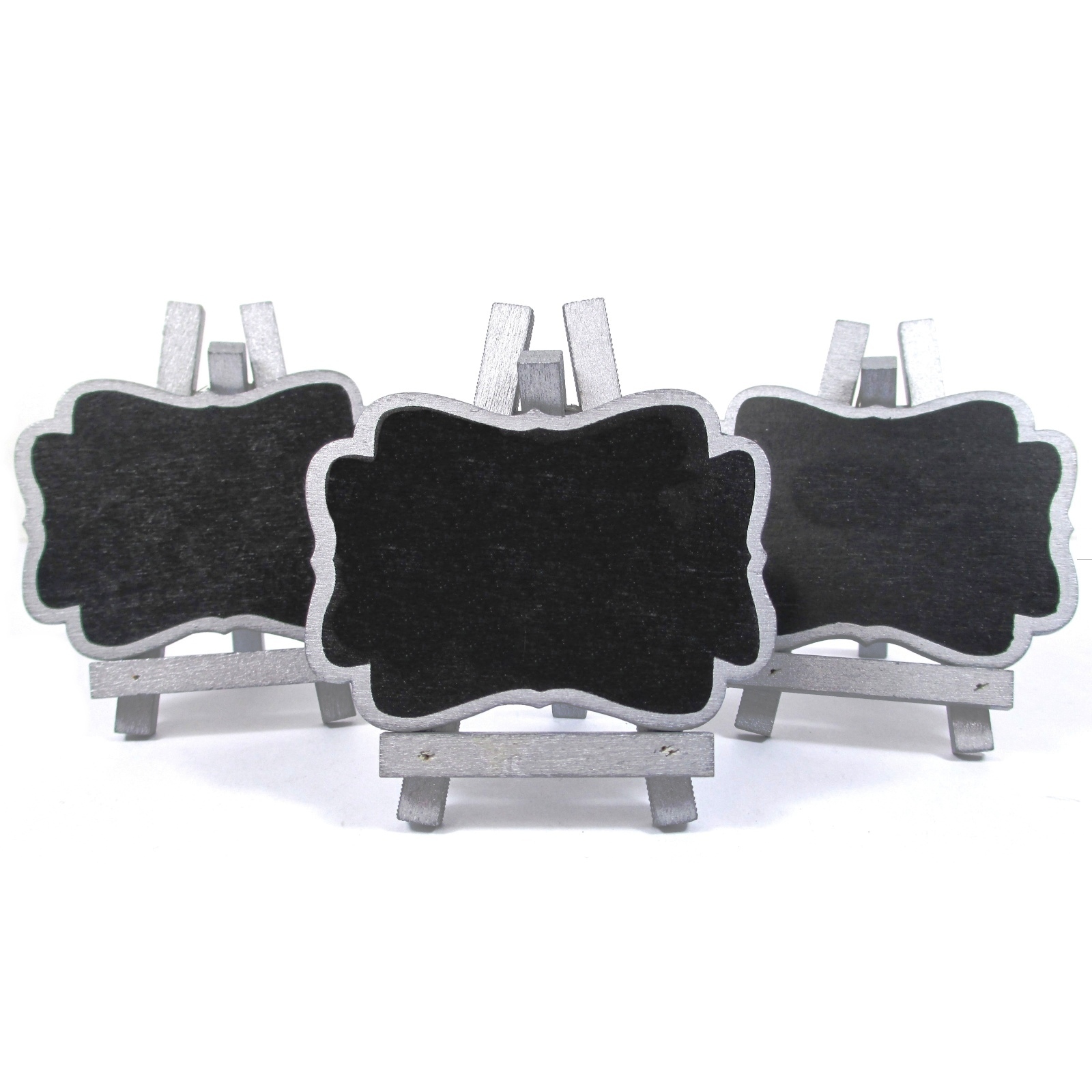 Mini Blackboards Silver (Pack of 3)