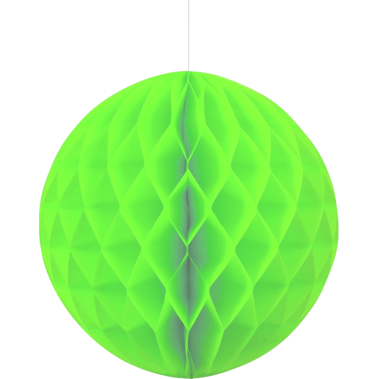 Lime Green Honeycomb Ball 25cm