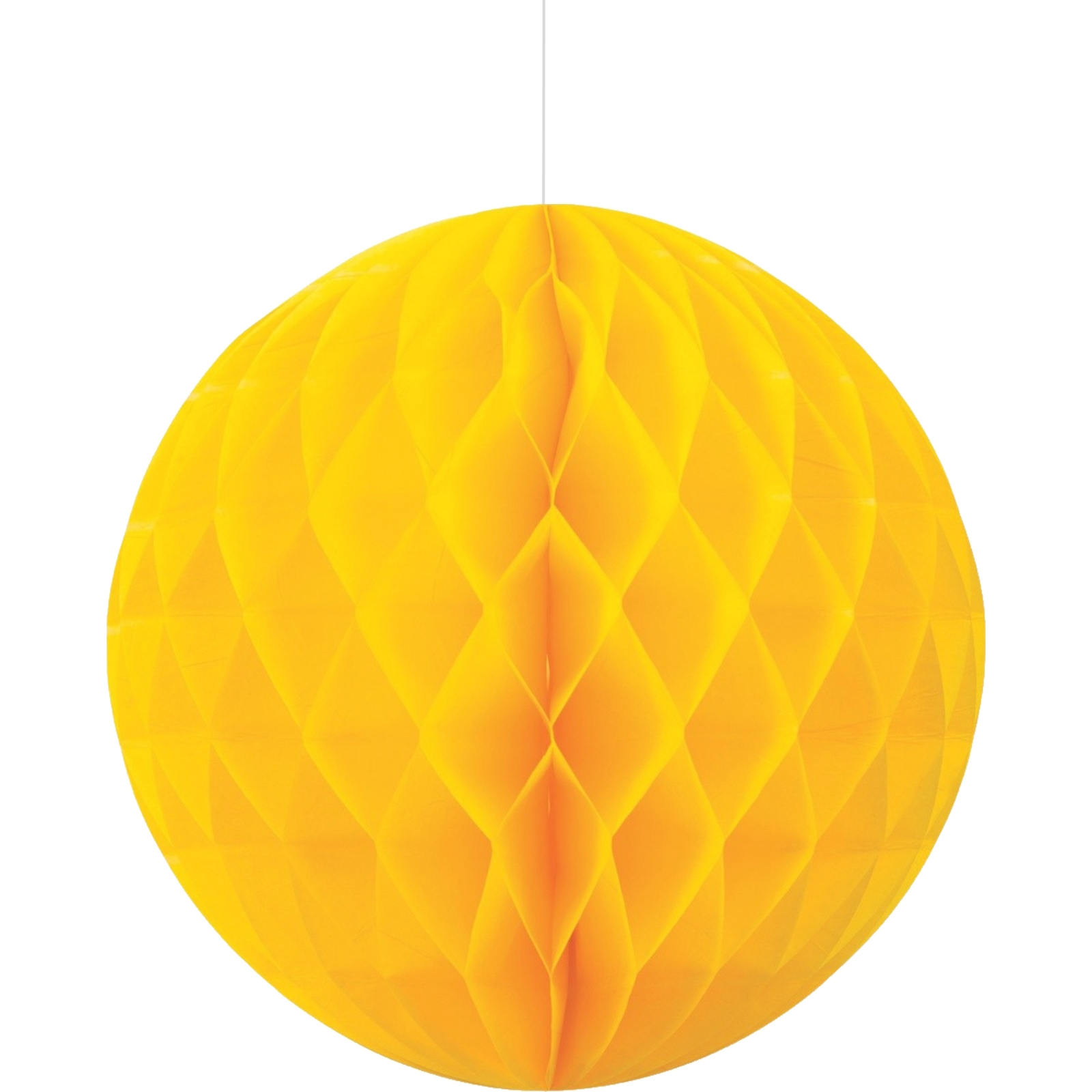 Yellow Honeycomb Ball 25cm
