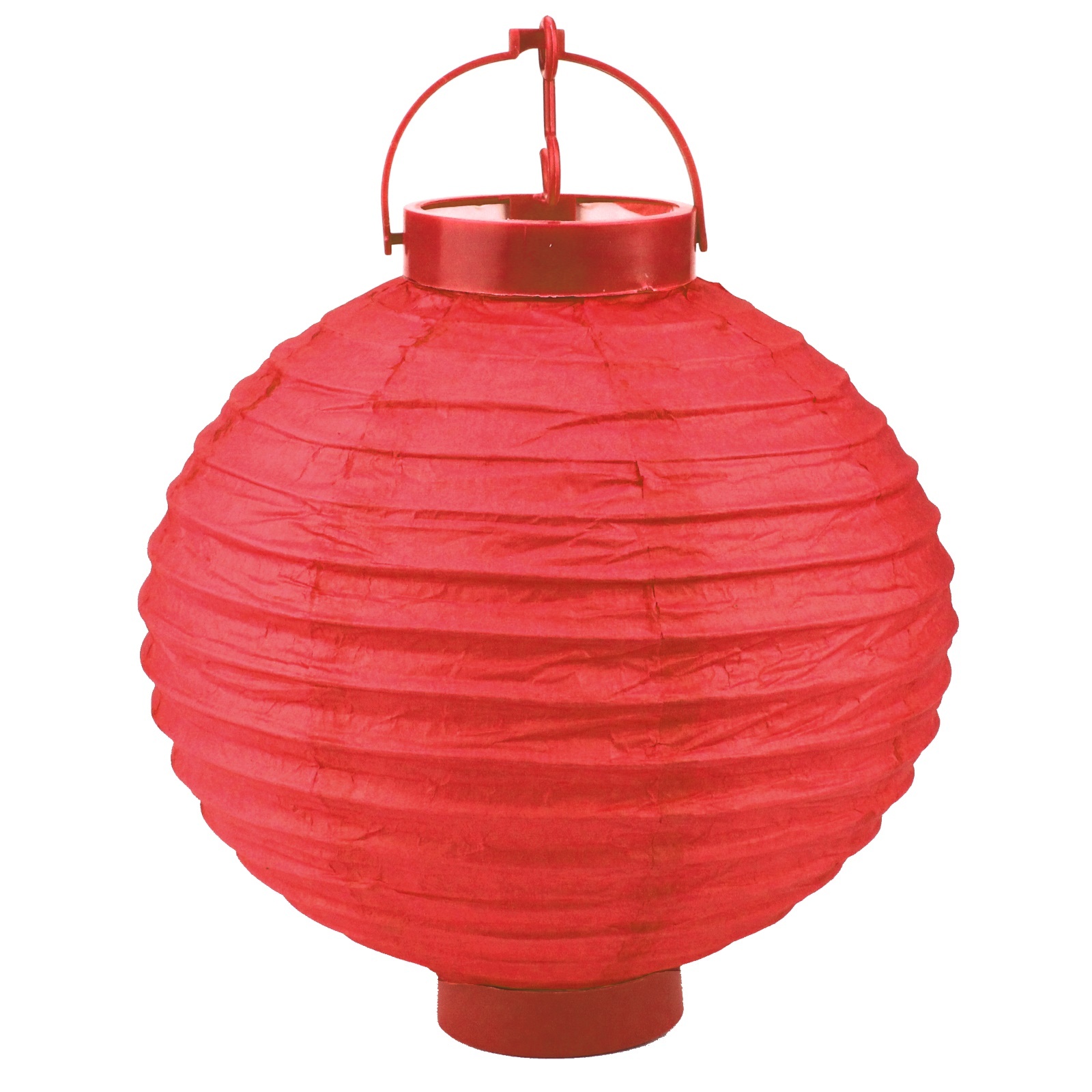 LED Paper Lantern Red 20cm Red Coloured Party Supplies Coloured