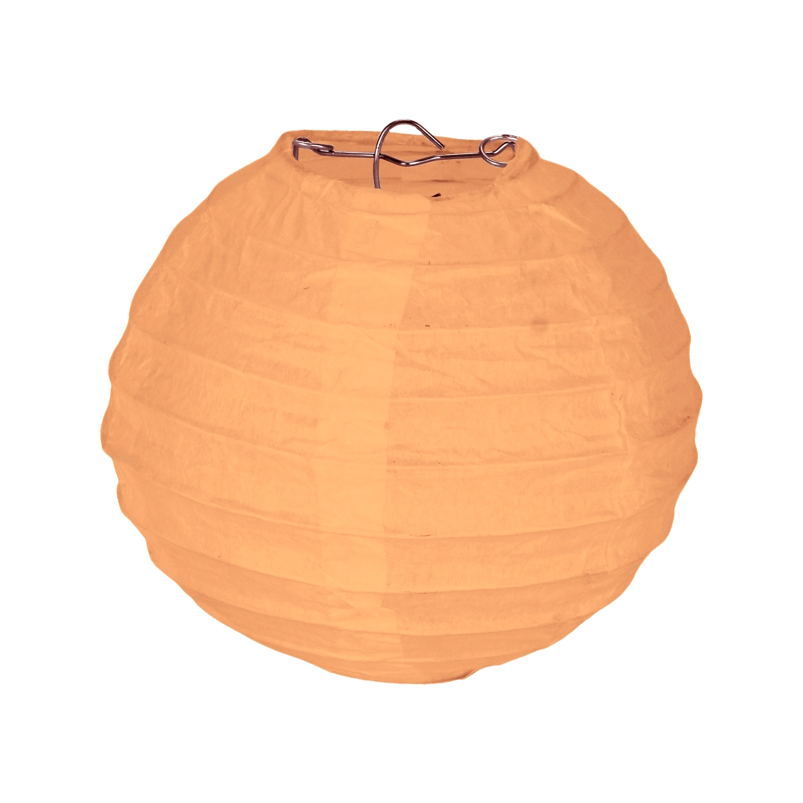Orange Round Paper Lantern 12cm 