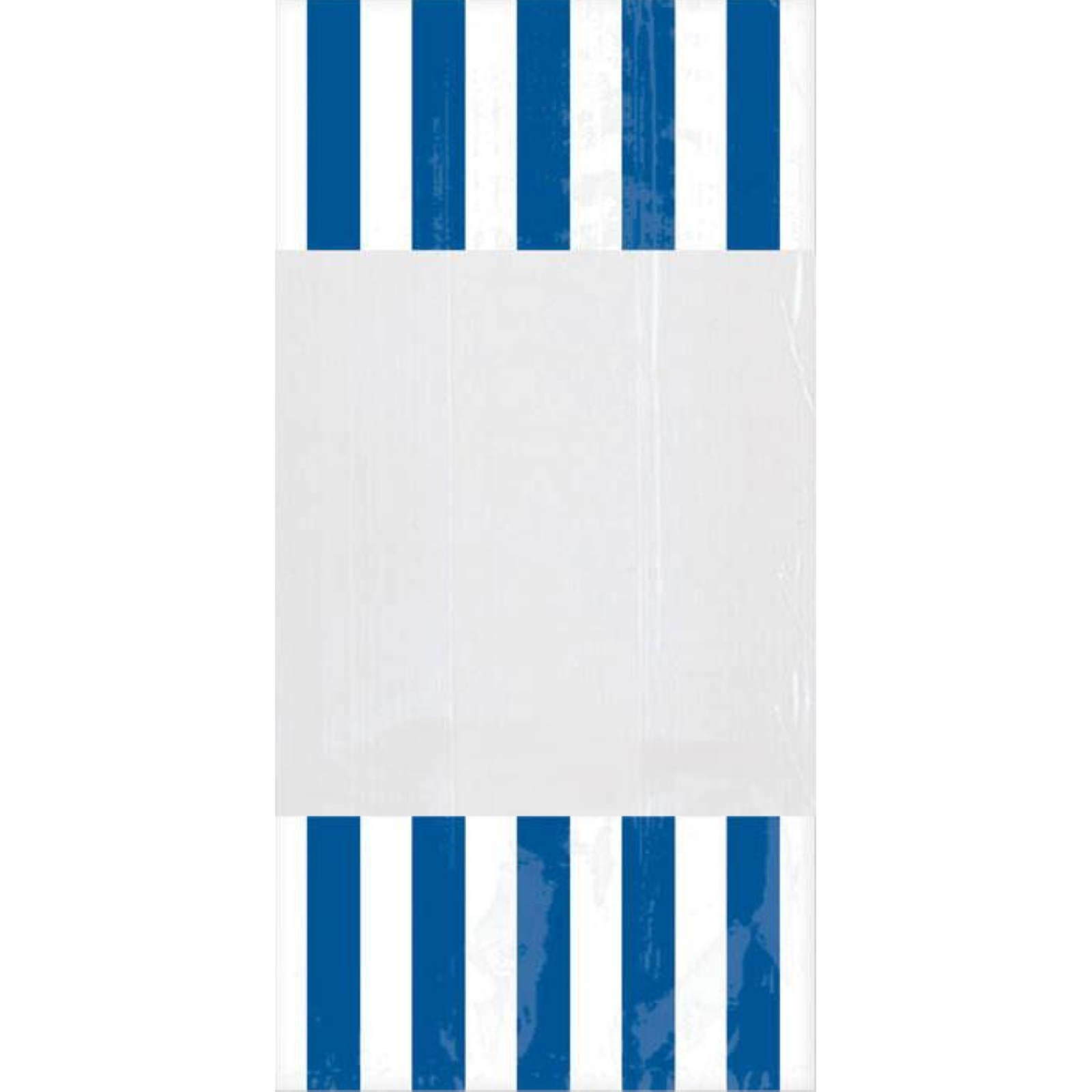 Blue Striped Cellophane Treat Bags (Pack of 10)