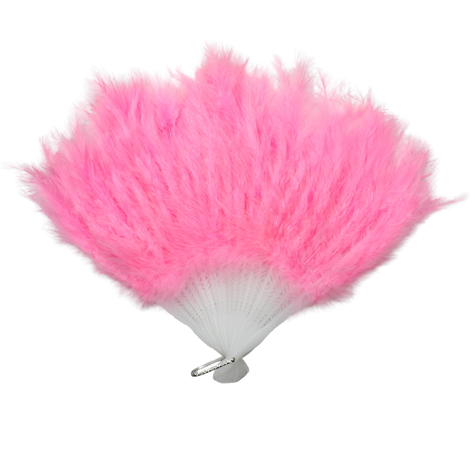 Pink Feather Fan