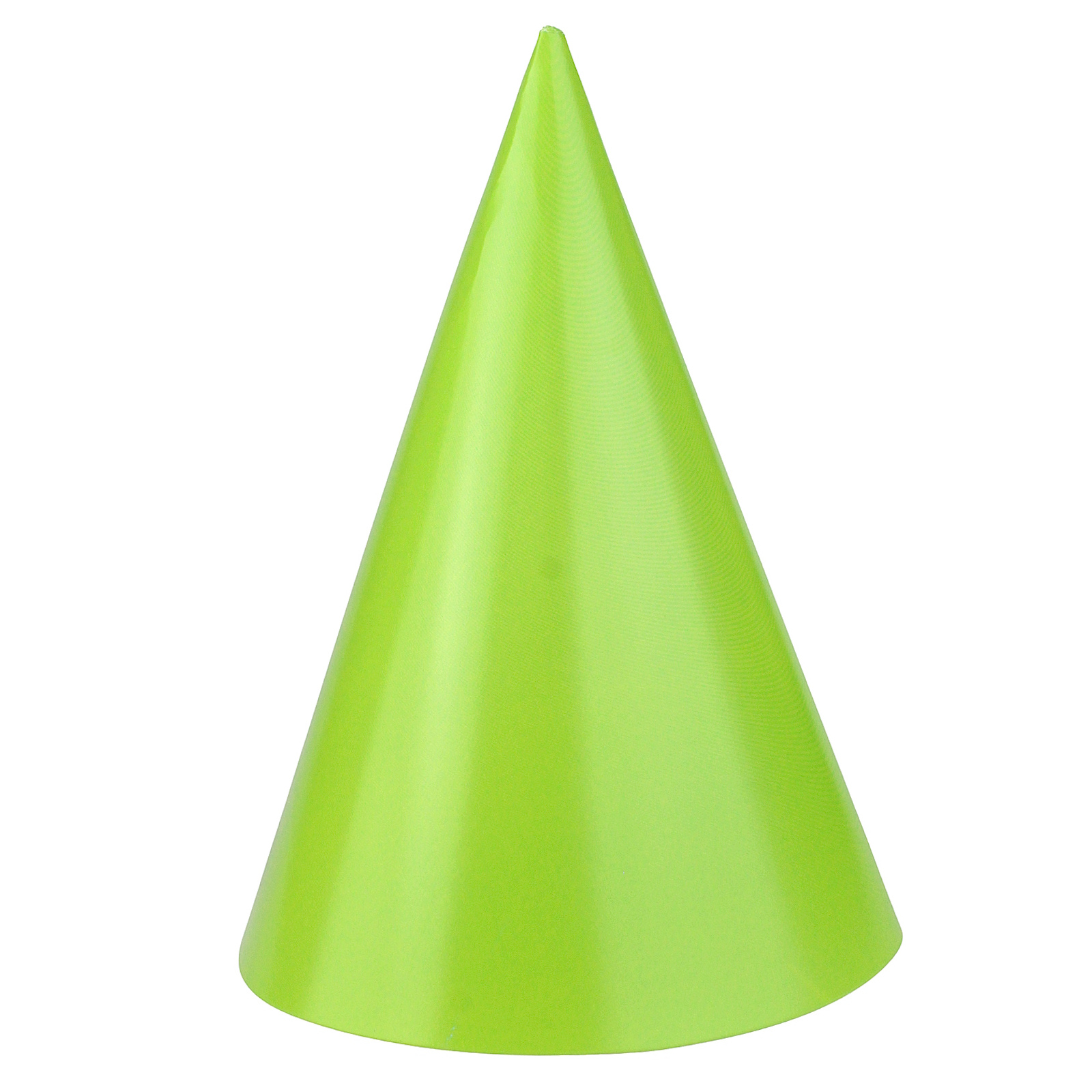 Lime Green Coloured Party Hats (Pack of 6)