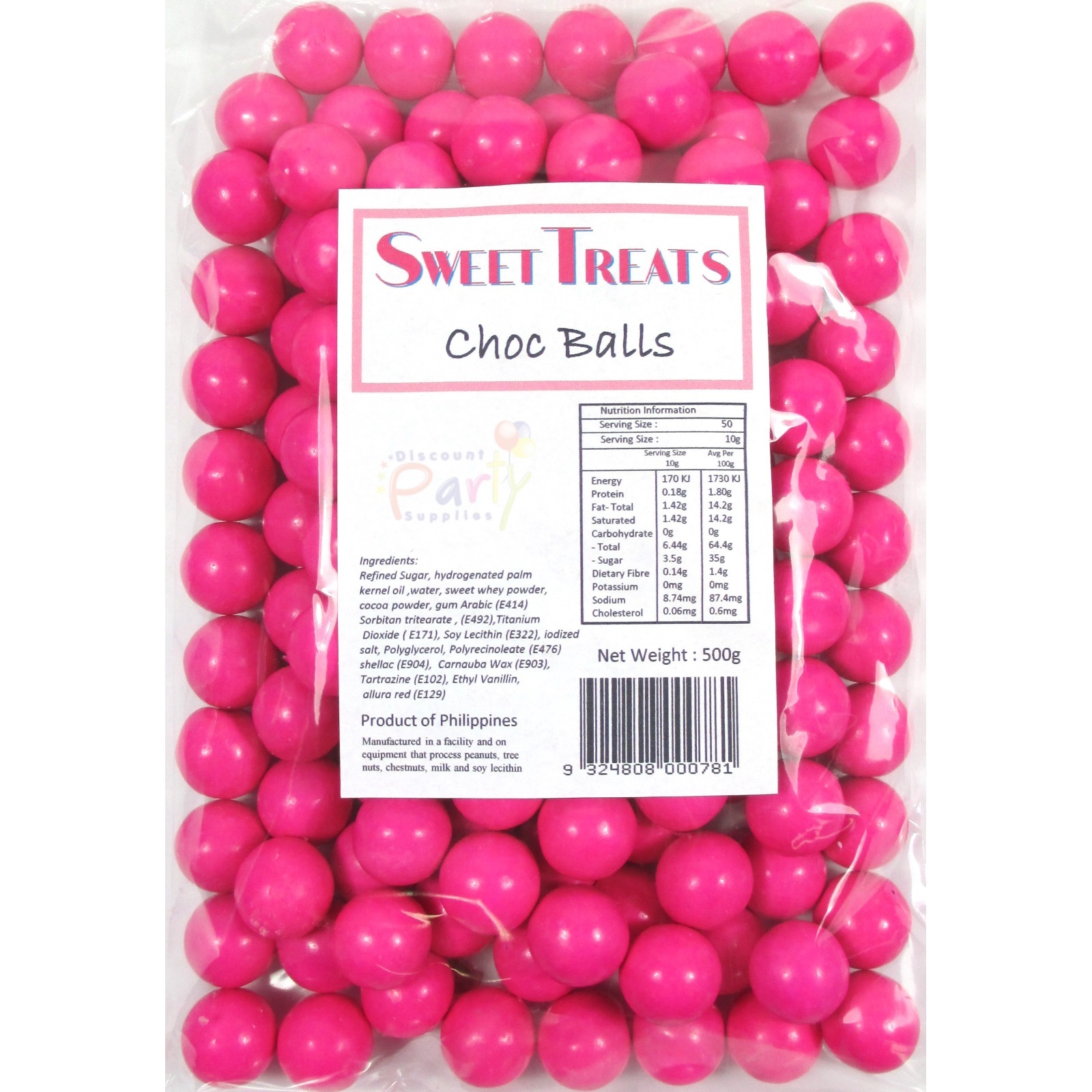 Pink Chocolate Balls (500g)