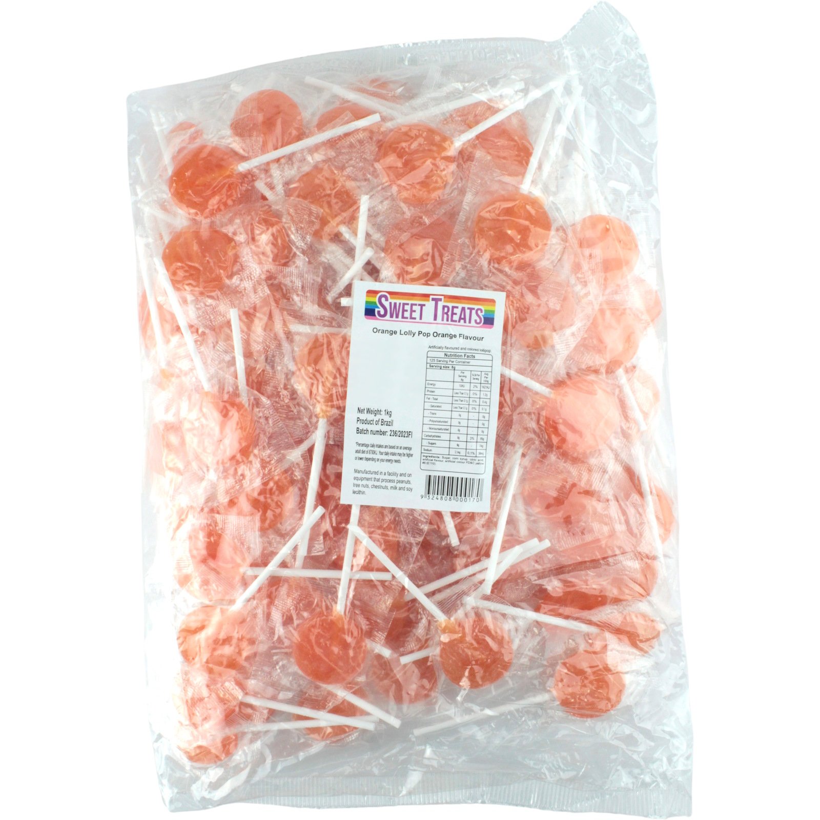 Orange Lollipops (1kg)