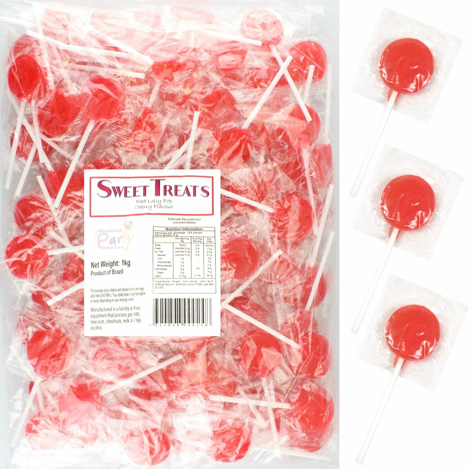Red Lollipops (1kg)