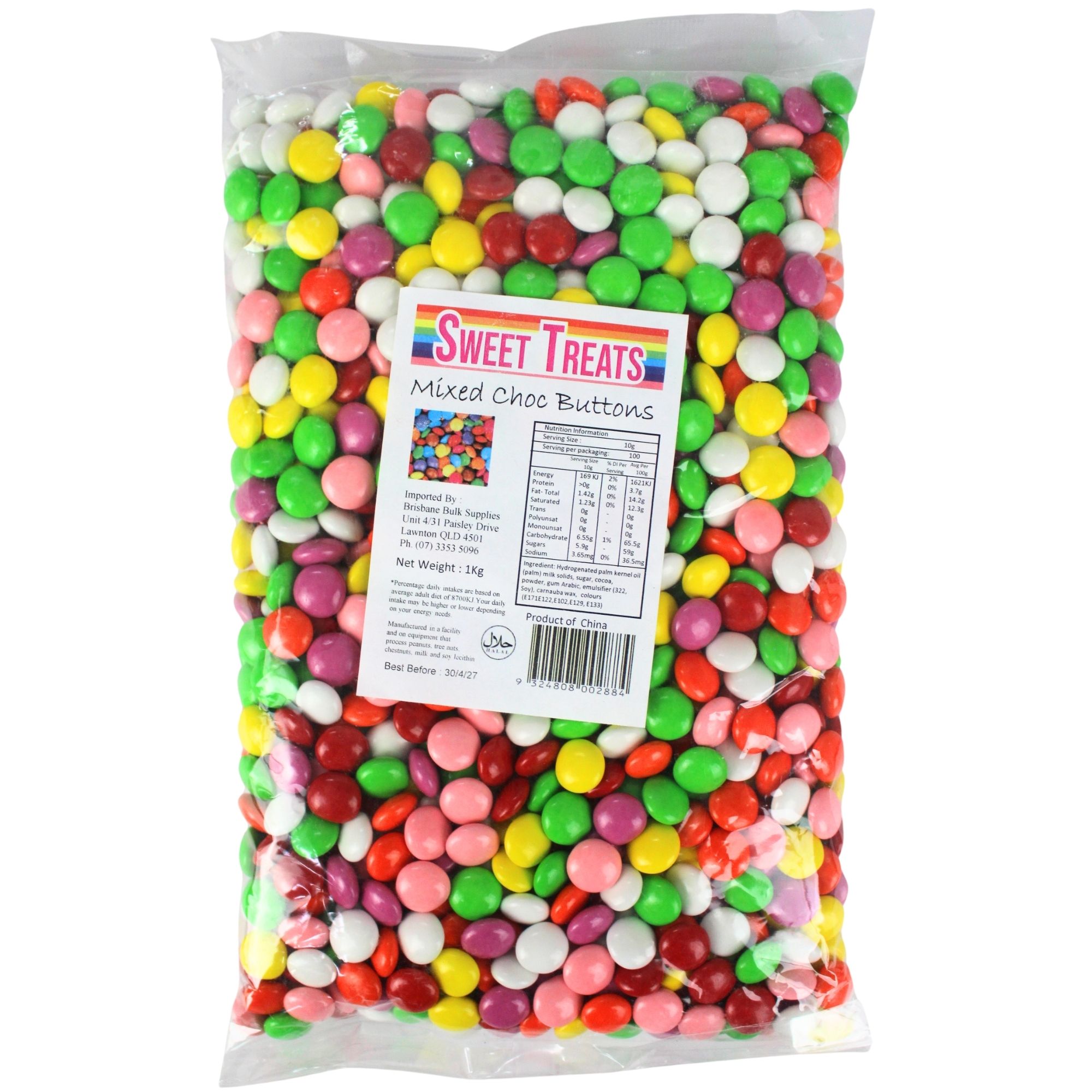 Assorted Chocolate Buttons (1kg)