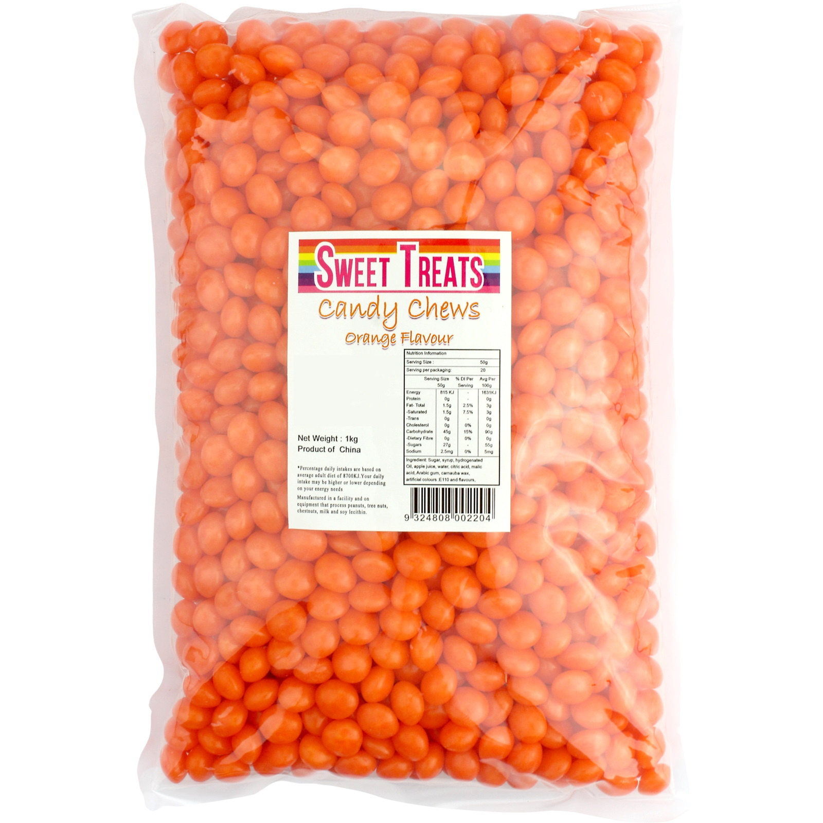 Orange Candy Chews (1kg)