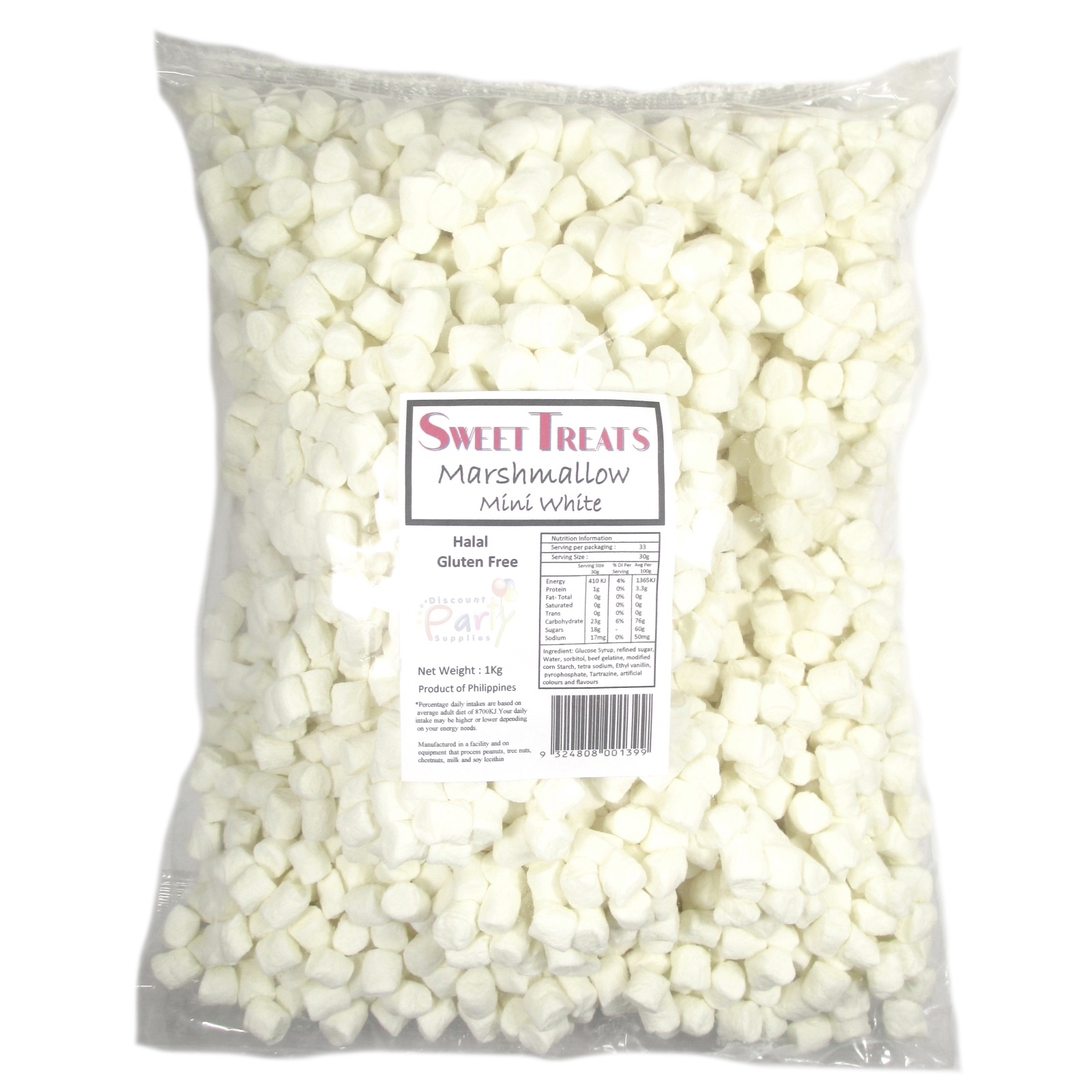Mini White Marshmallows (1kg)