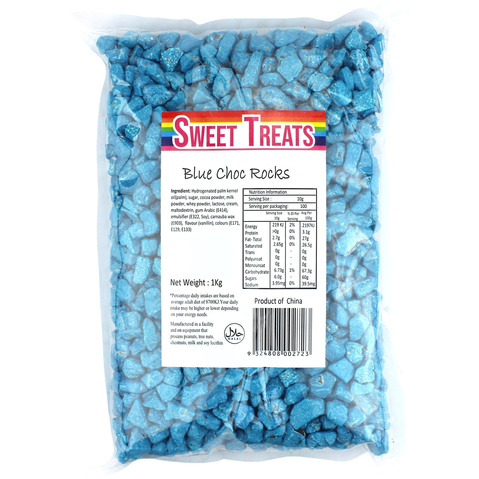 Blue Choc Rocks (1kg)