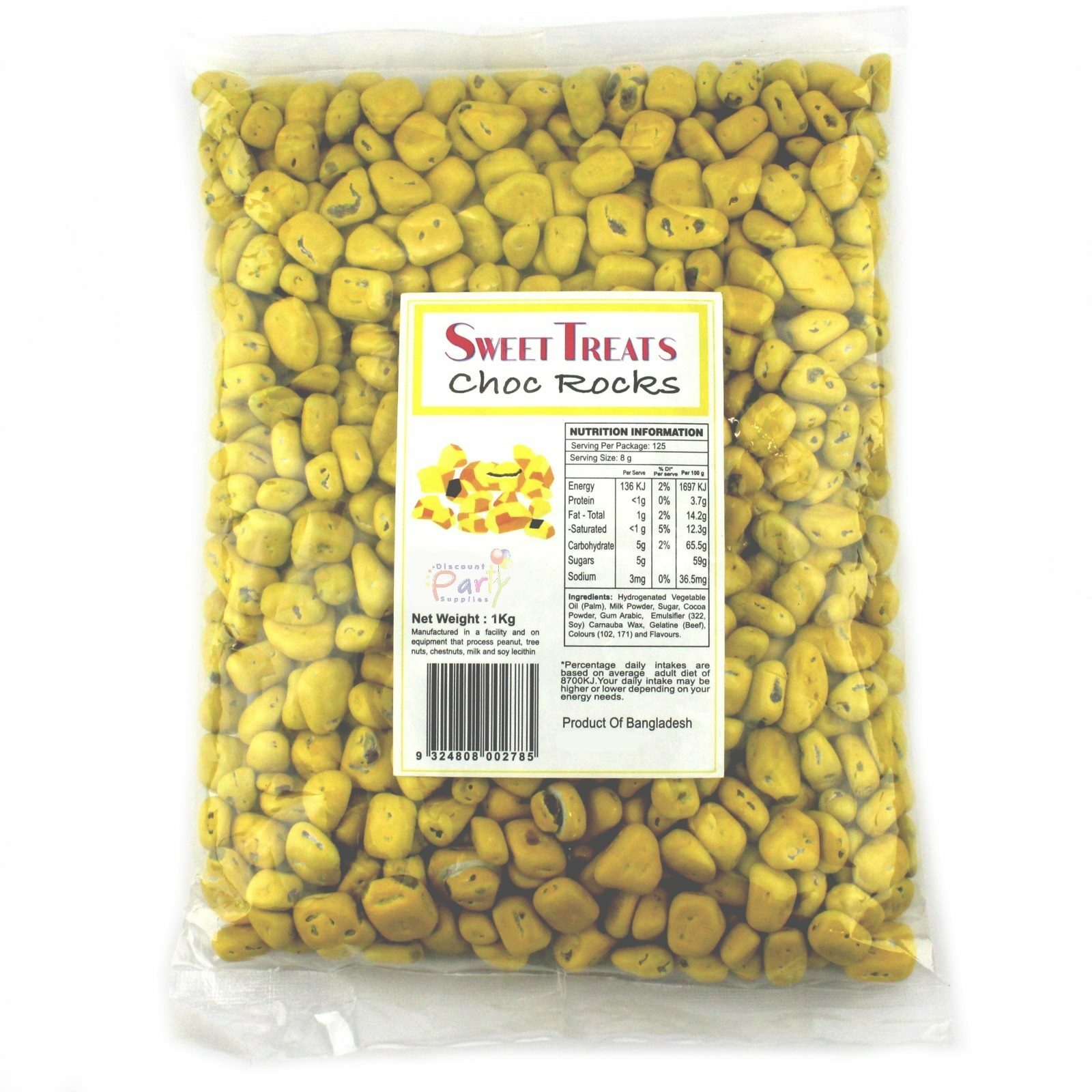 Yellow Choc Rocks (1kg)