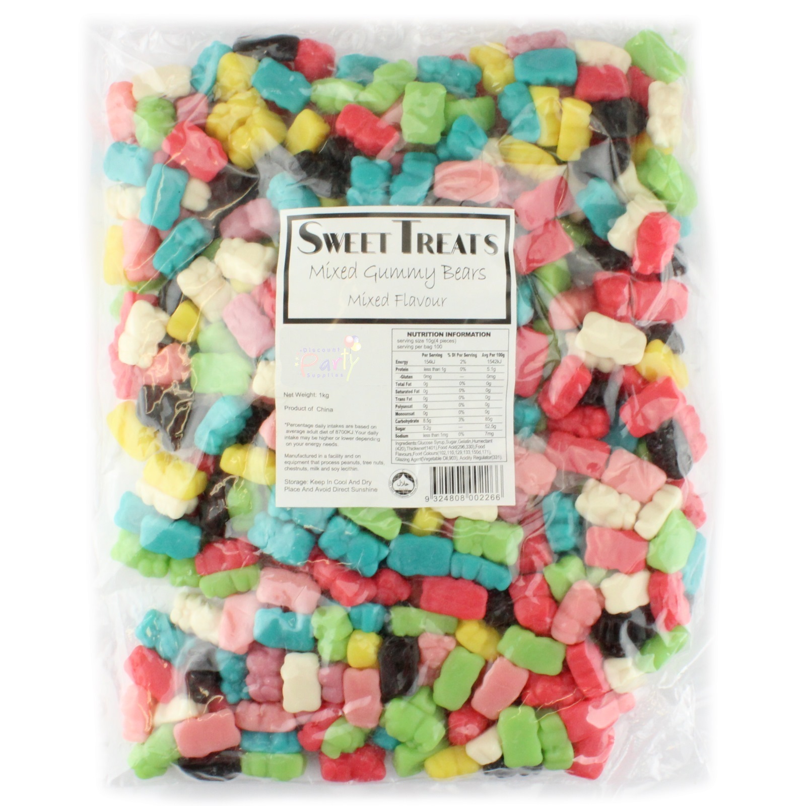 Assorted Gummy Bears (1kg)