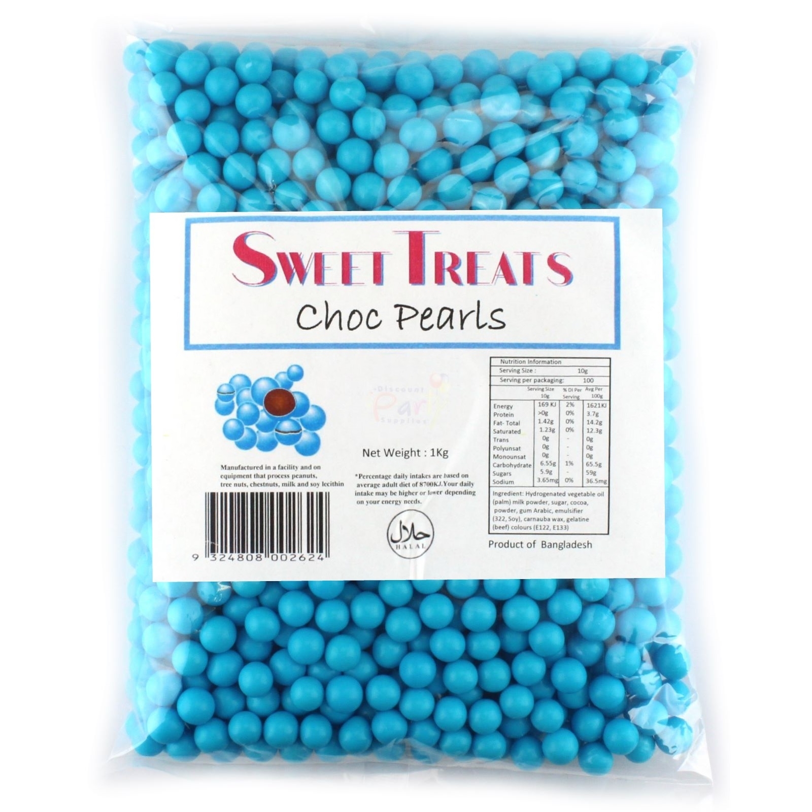 Blue Choc Pearls (1kg)