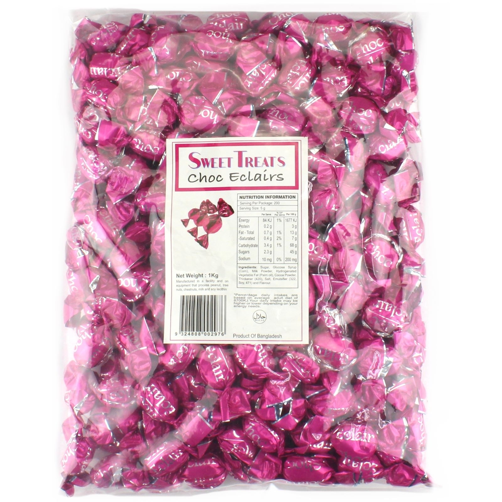 Pink Choc Eclairs (1kg)