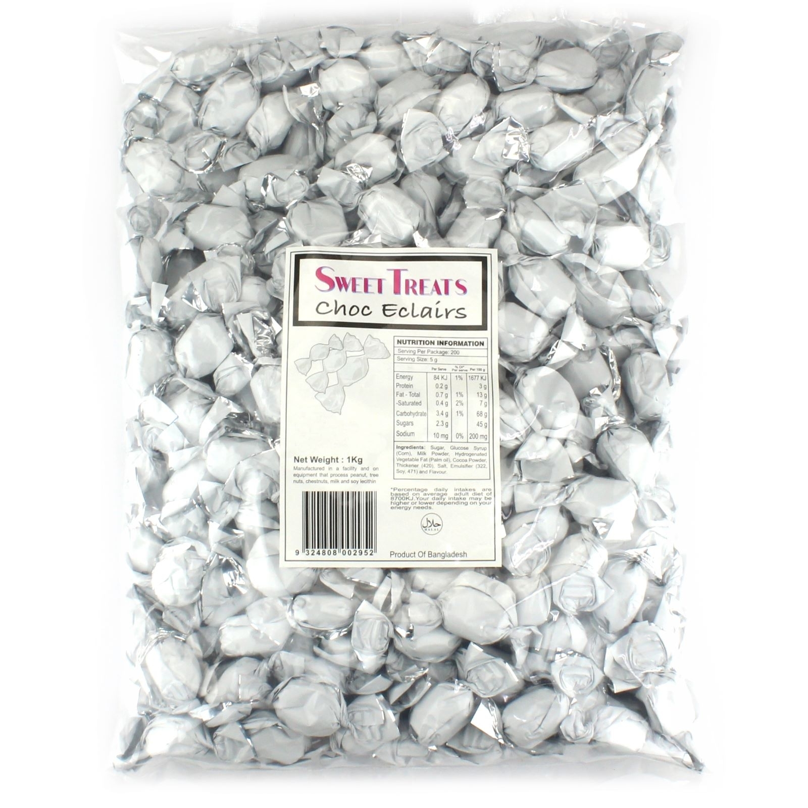 White Choc Eclairs (1kg)