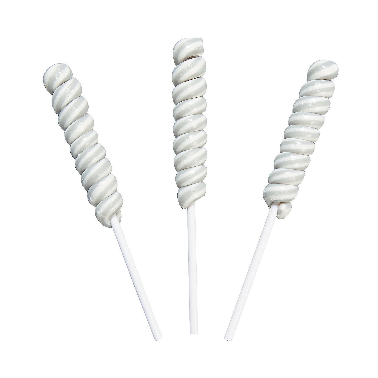 Silver Twist Pops (Pack of 24)
