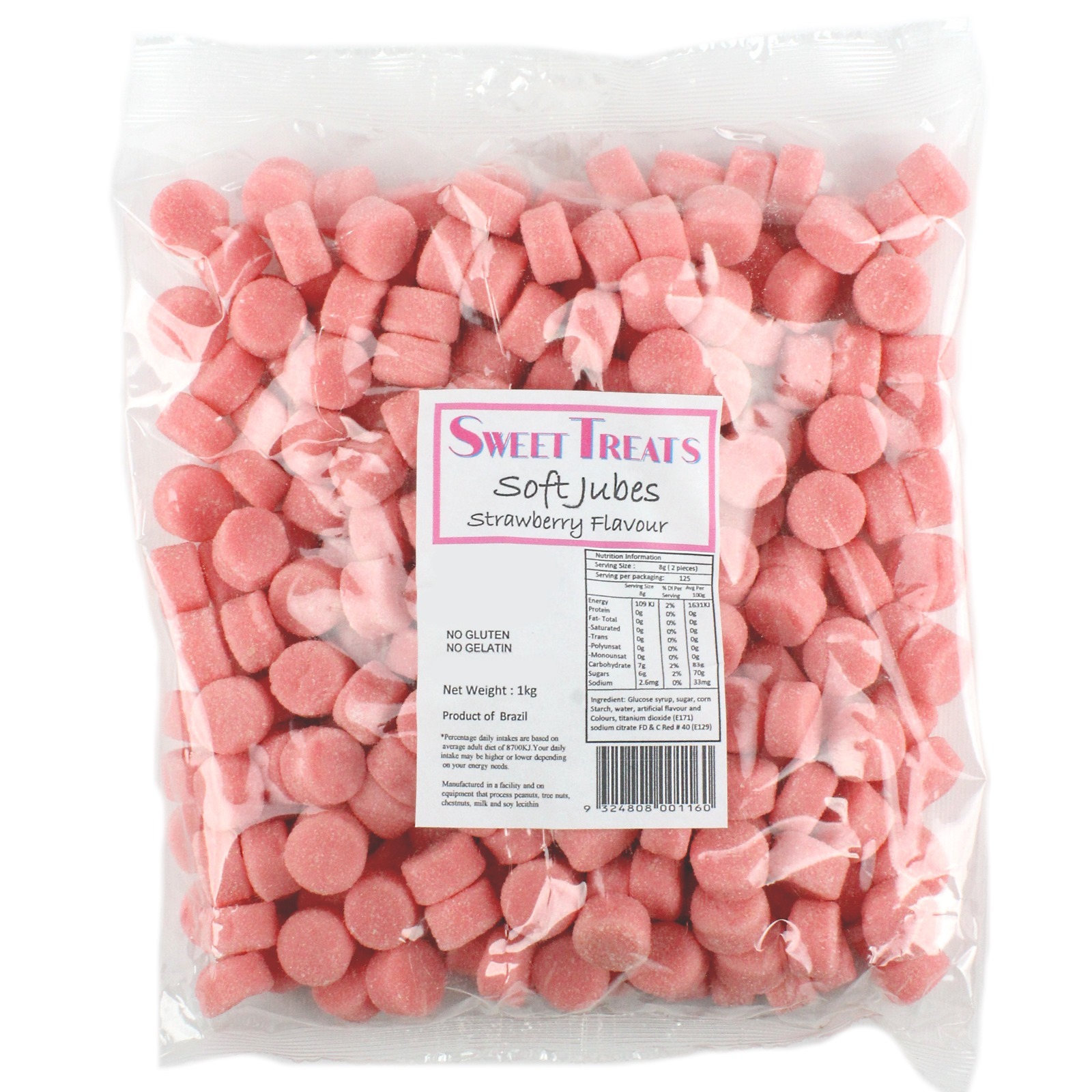Pink Soft Jubes (1kg)