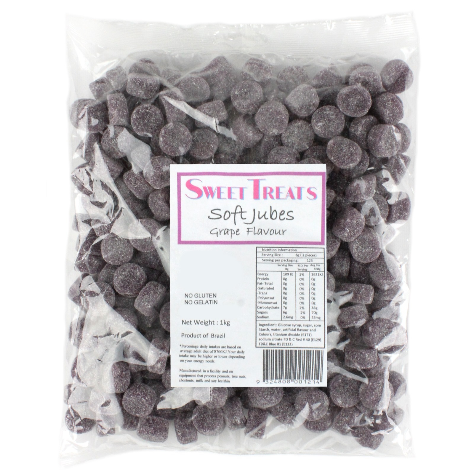 Purple Soft Jubes  (1kg)