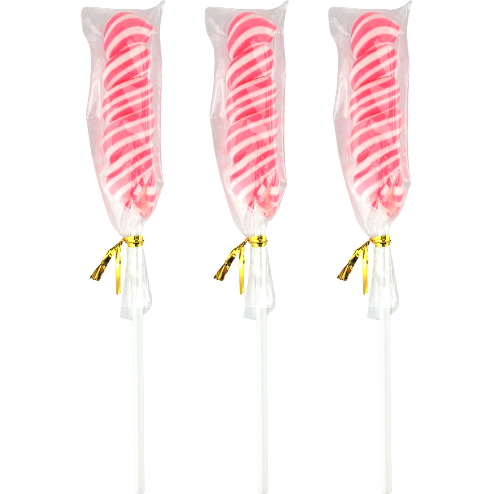 Pink Twist Pops (Pack of 24)