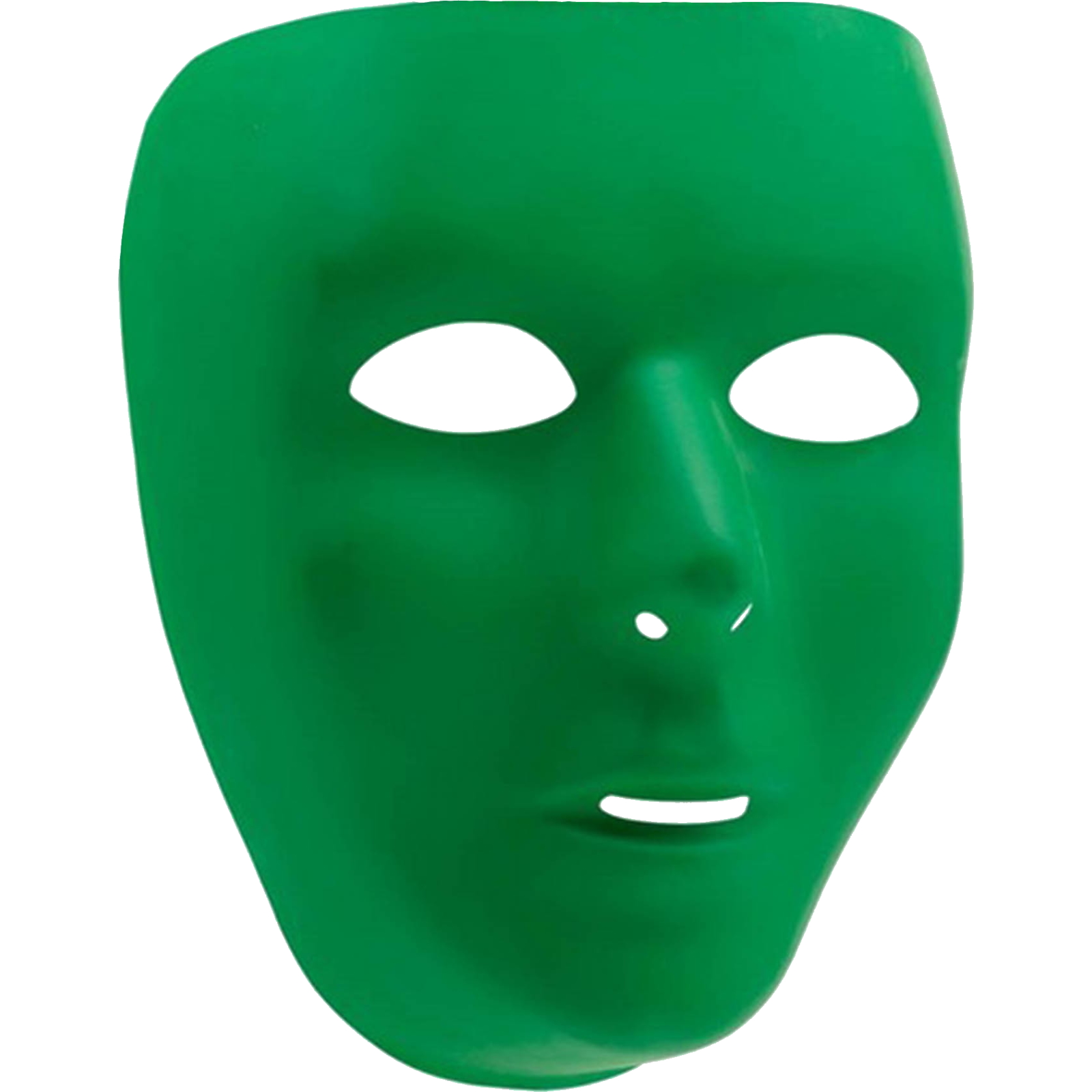 Green Plastic Full Face Mask
