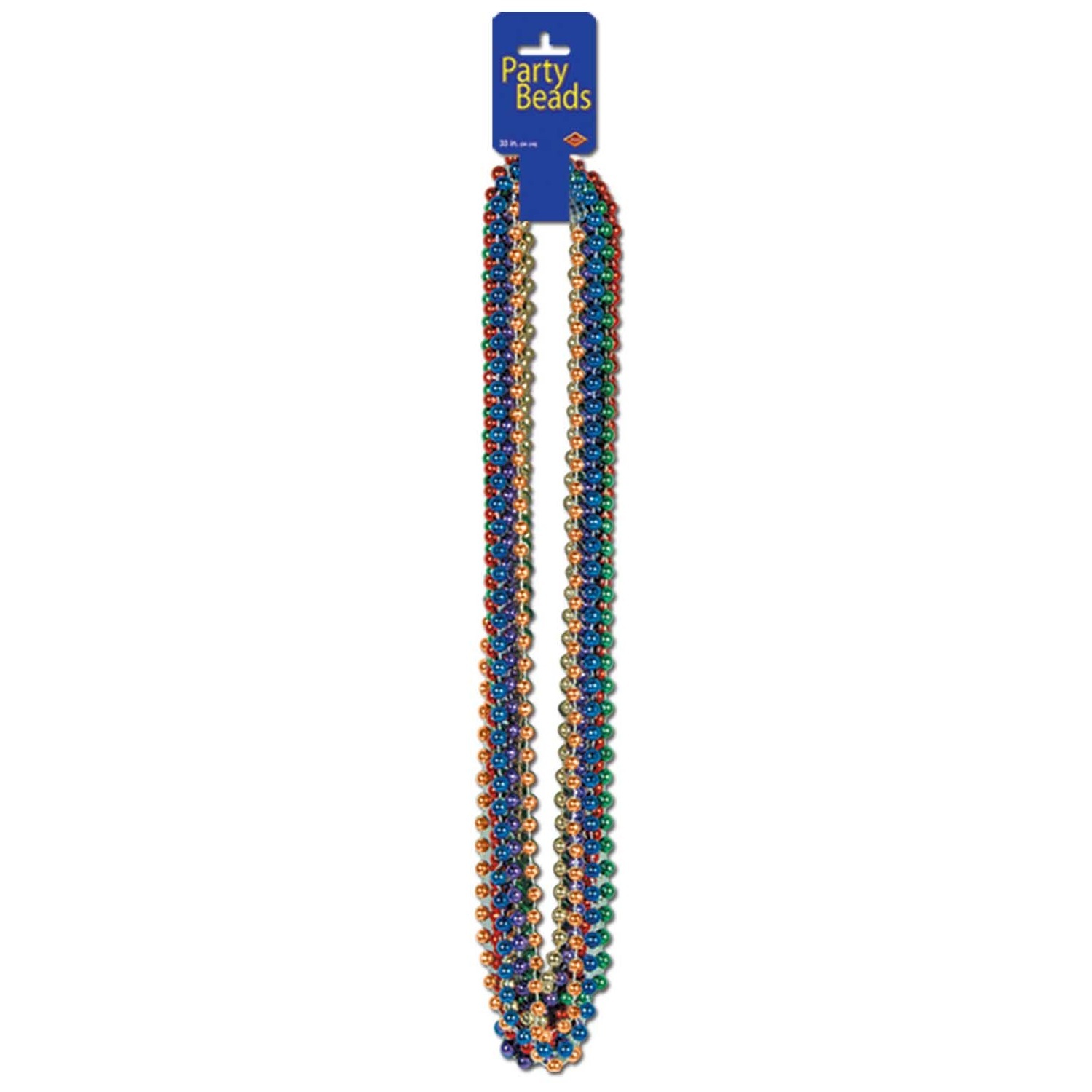 Multicolour Beads Necklaces (Pack of 12)