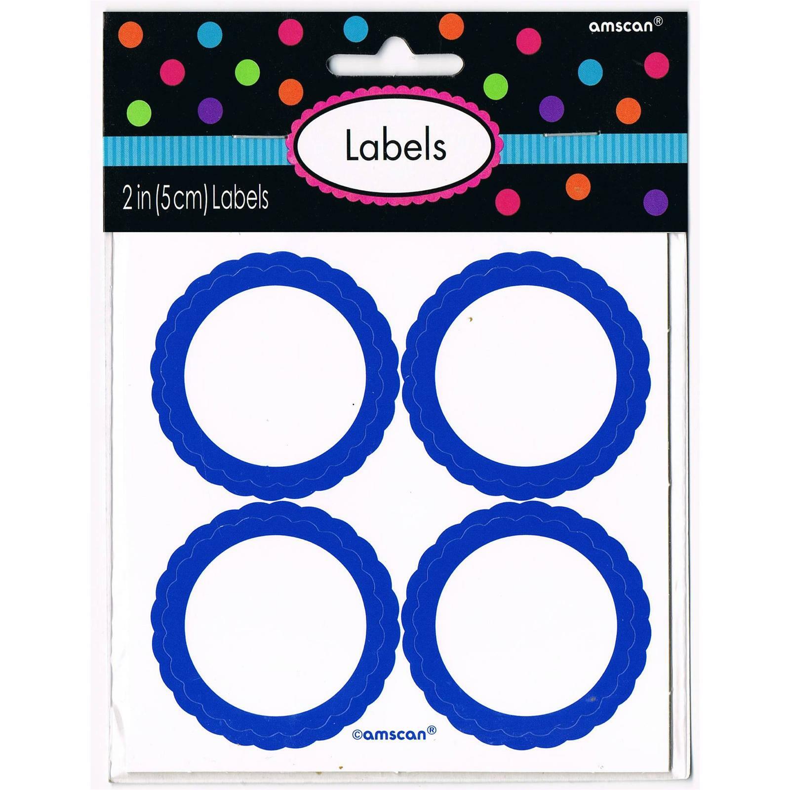 Blue Favour Labels (Pack of 20)
