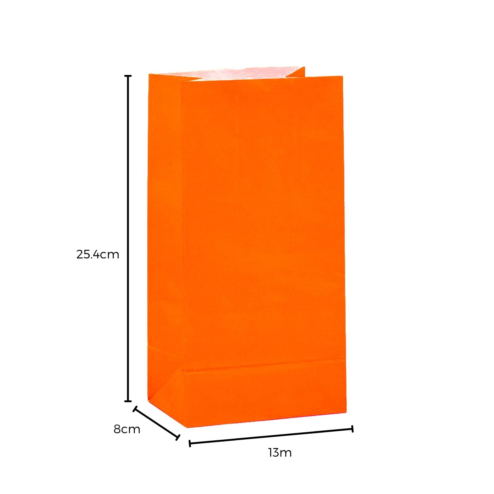 Neon Coloured Paper Party Bags (Pack of 10) Discount Party Supplies