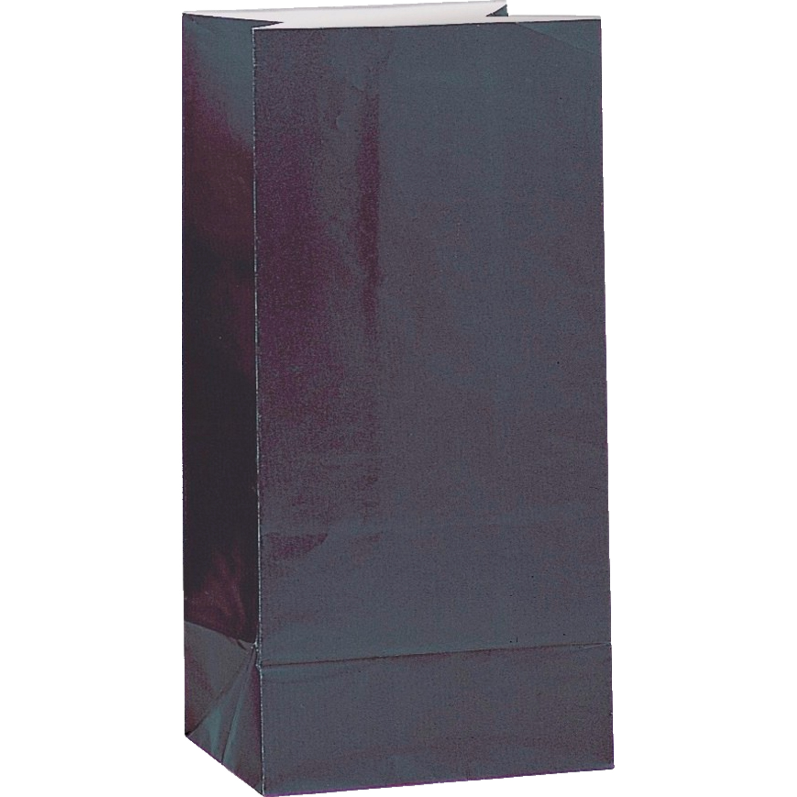 Black Paper Party Bags (Pack of 12)