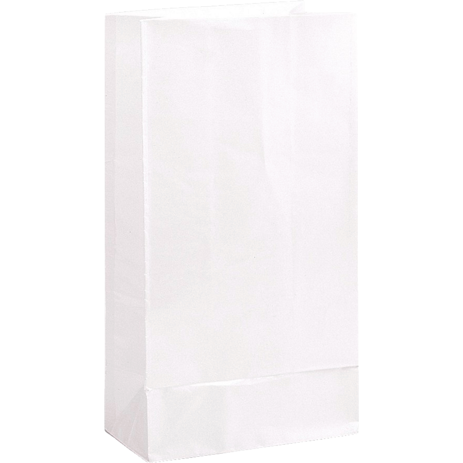 White Paper Party Bags (Pack of 12)