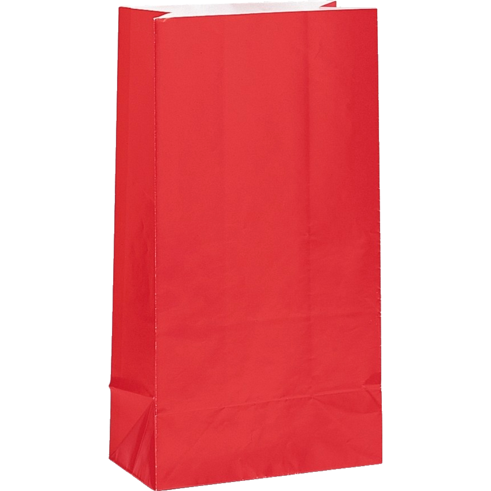 Red Paper Party Bags (Pack of 12)