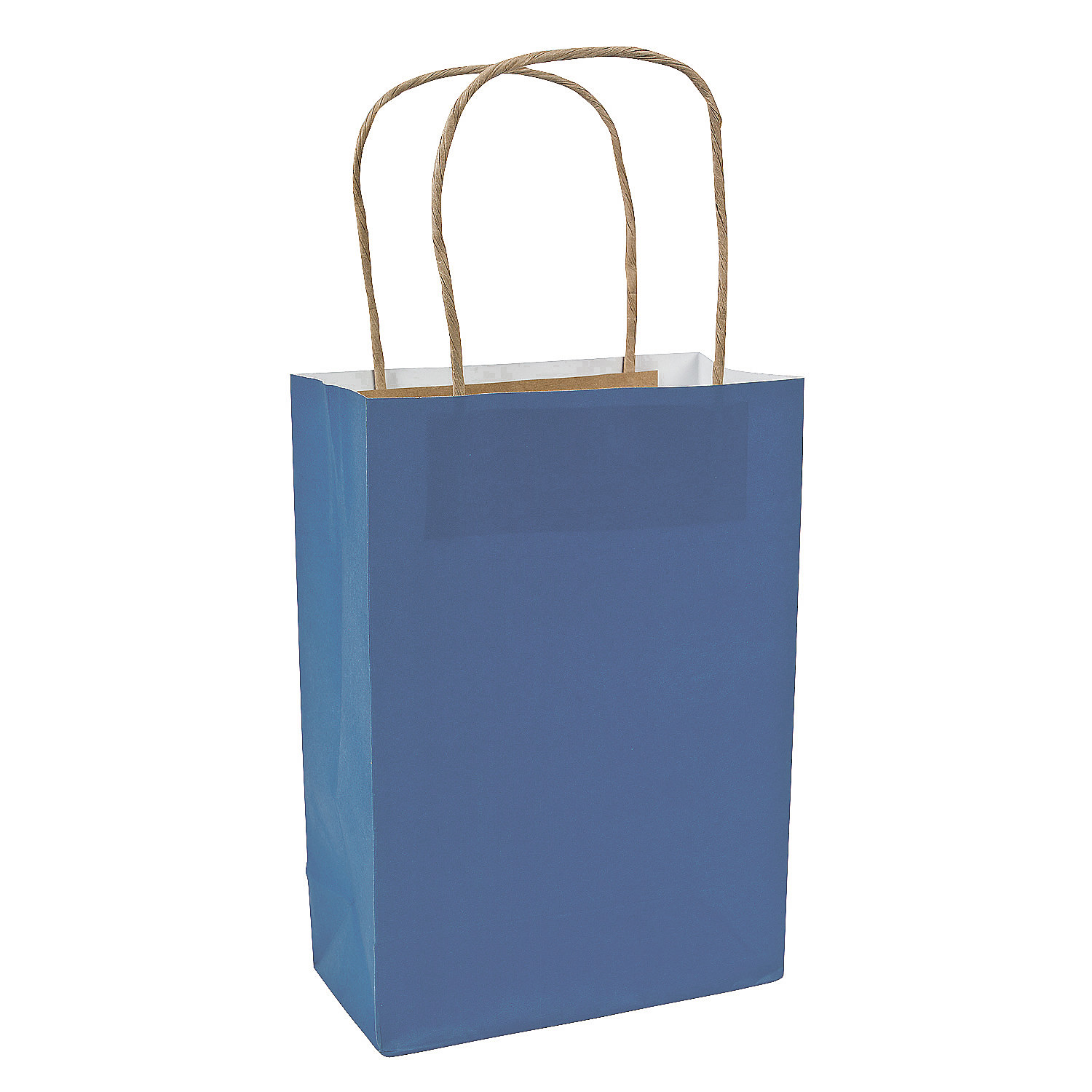 Blue Paper Gift Bags (Pack of 12)