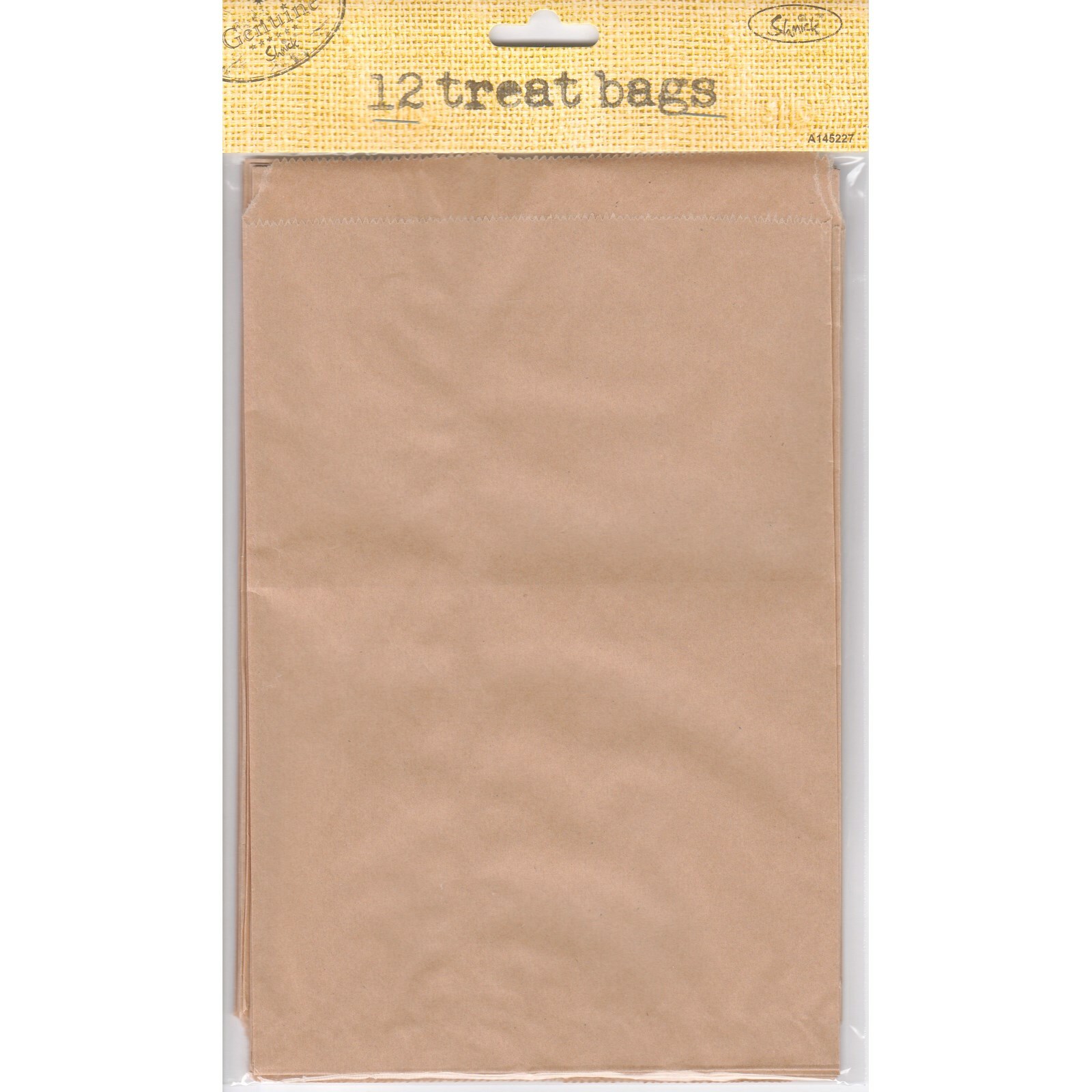 Brown Kraft Paper Treat Bags (Pack of 12) Kraft Paper Party Supplies