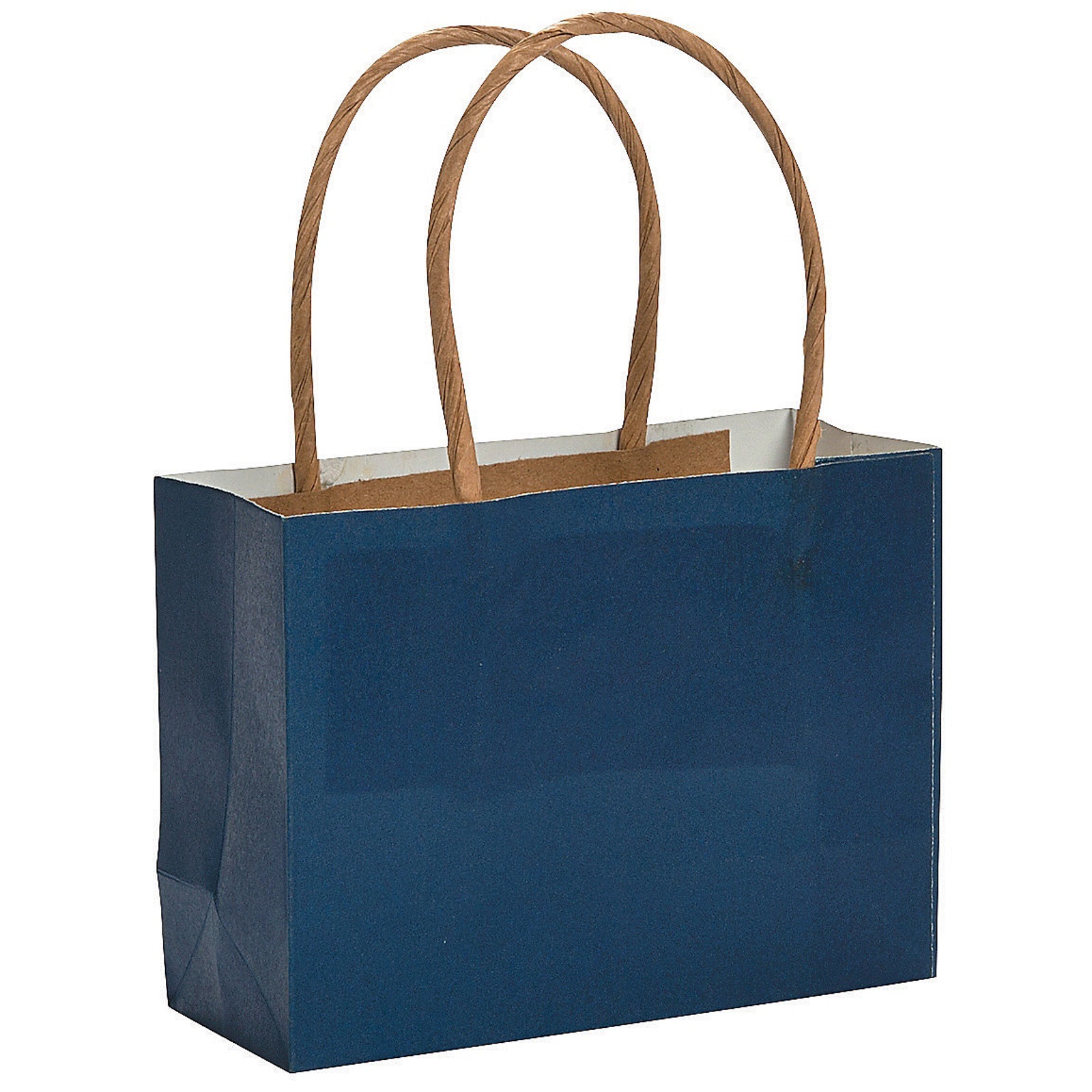Navy Blue Small Paper Gift Bags (Pack of 12)