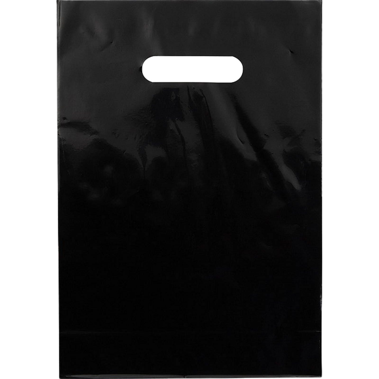 Black Plastic Lolly/Treat Bags (Pack of 50)  