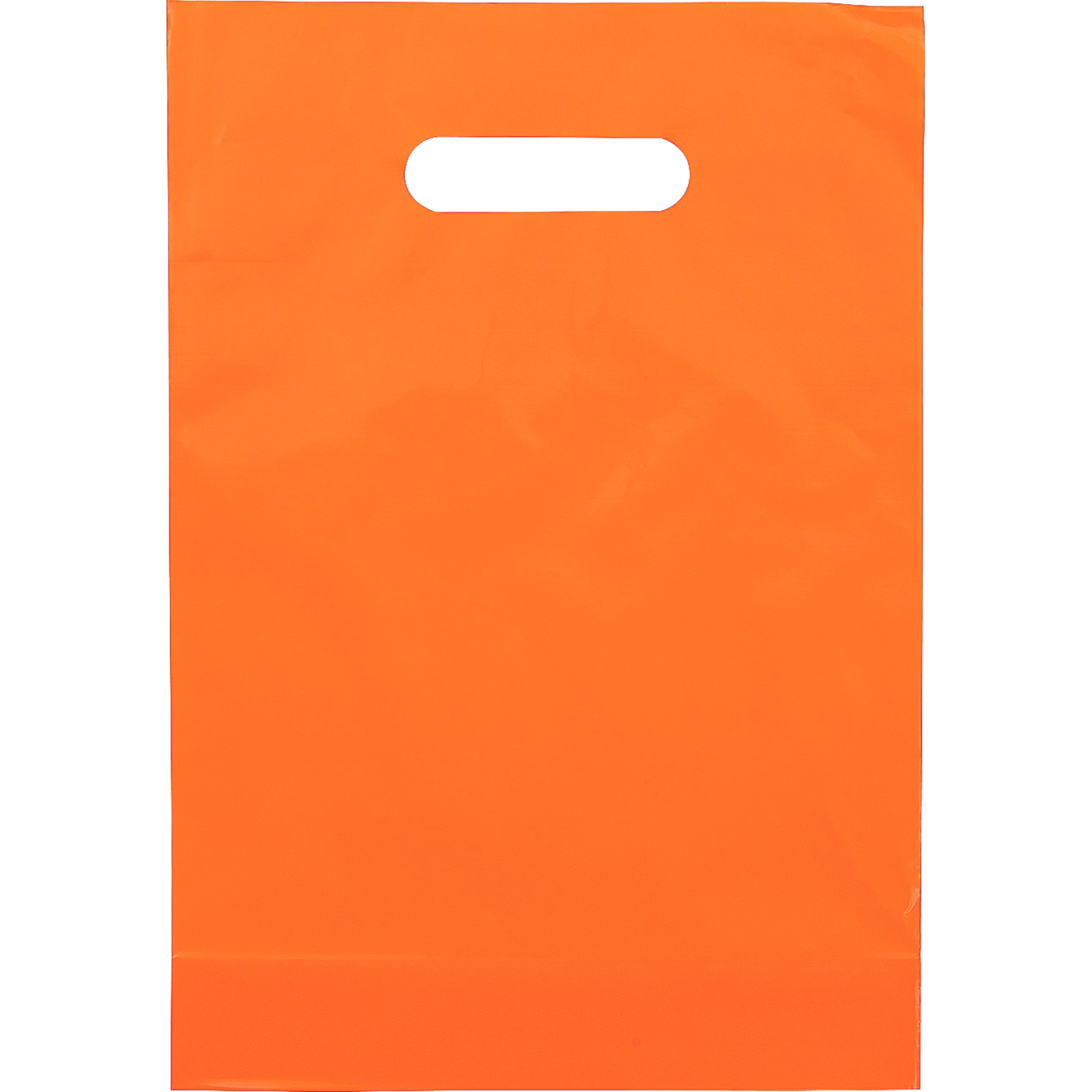 Orange Plastic Lolly/Treat Bags (Pack of 50)  