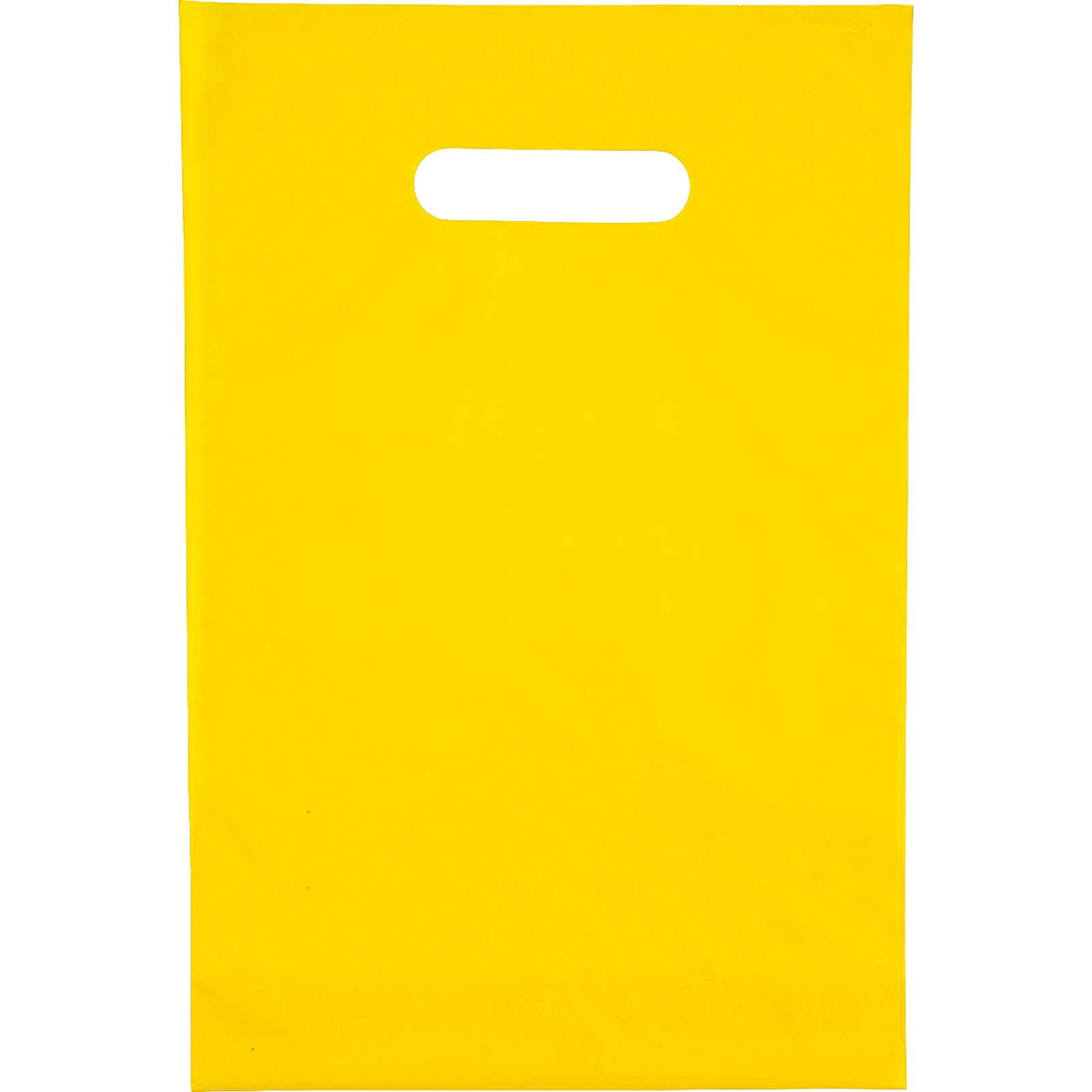 Yellow Plastic Lolly/Treat Bags (Pack of 50)  