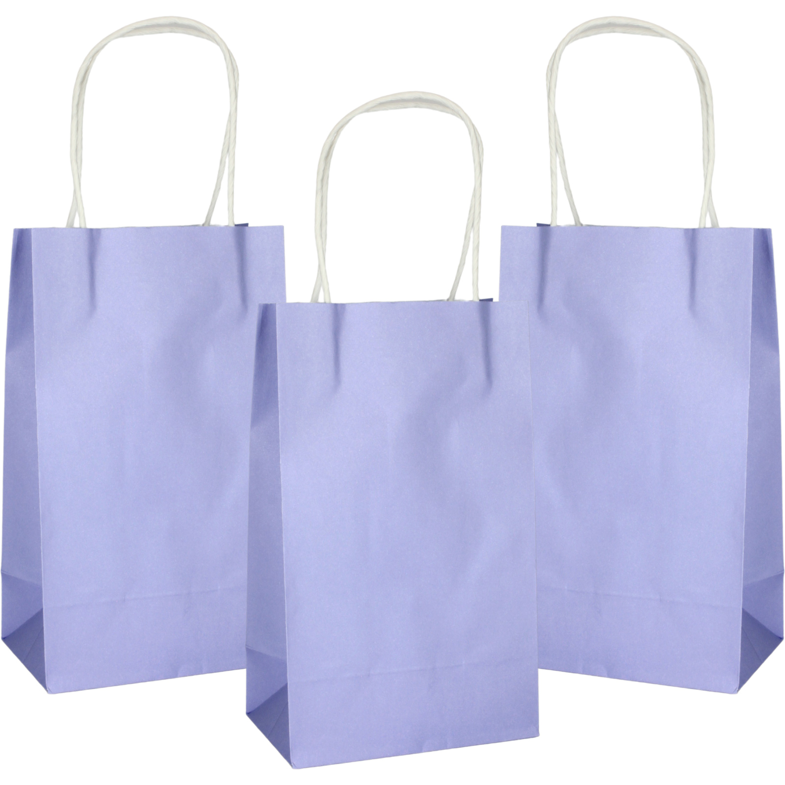 Pastel Lavender Paper Gift Bags 21.5cm (Pack of 5)