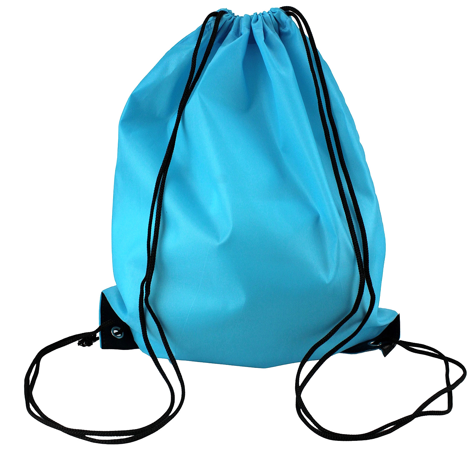 Light Blue Drawstring Bags (Pack of 6)