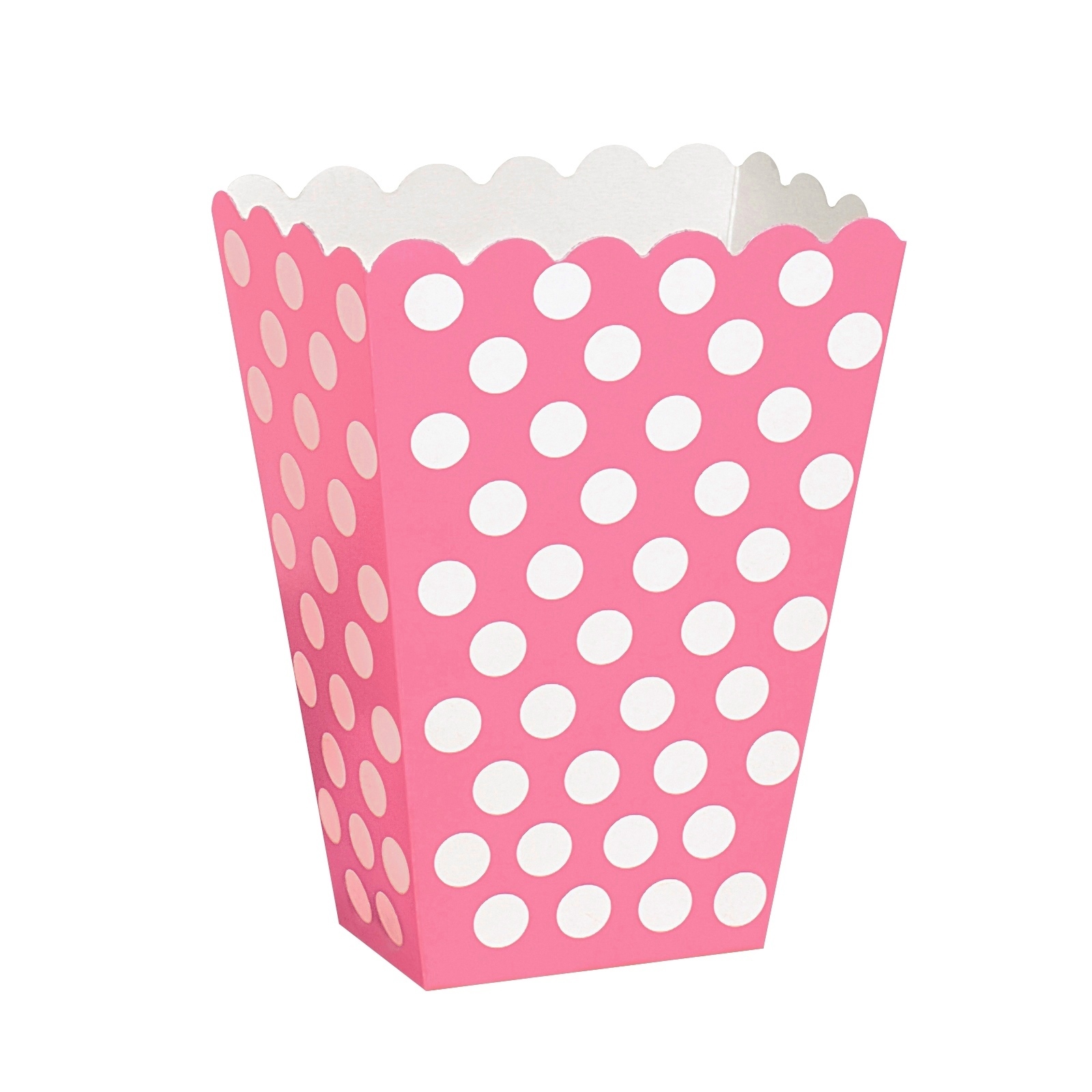 Pink Polkadot Treat Boxes (Pack of 8)