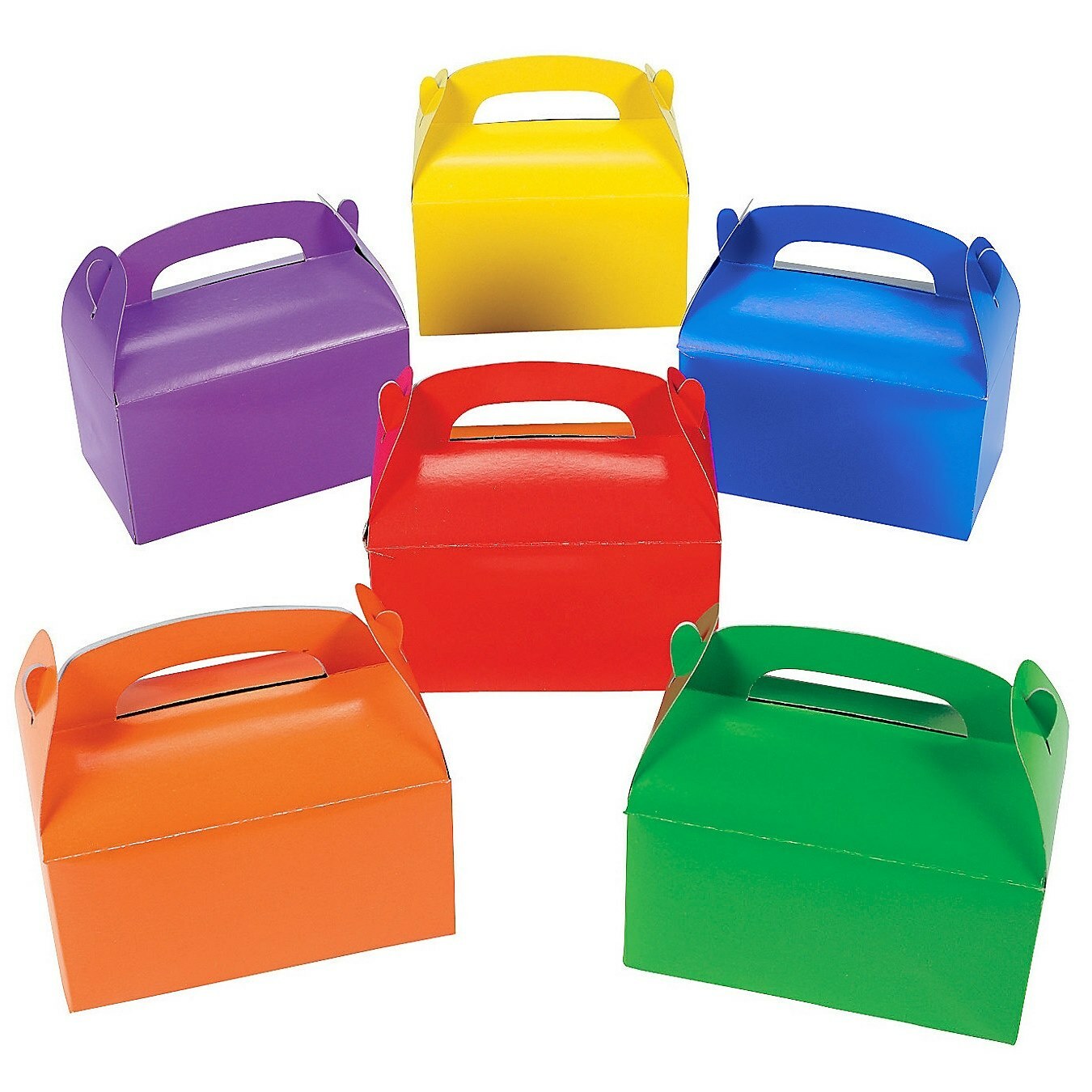 Coloured Lolly/Treat Boxes (Pack of 12)