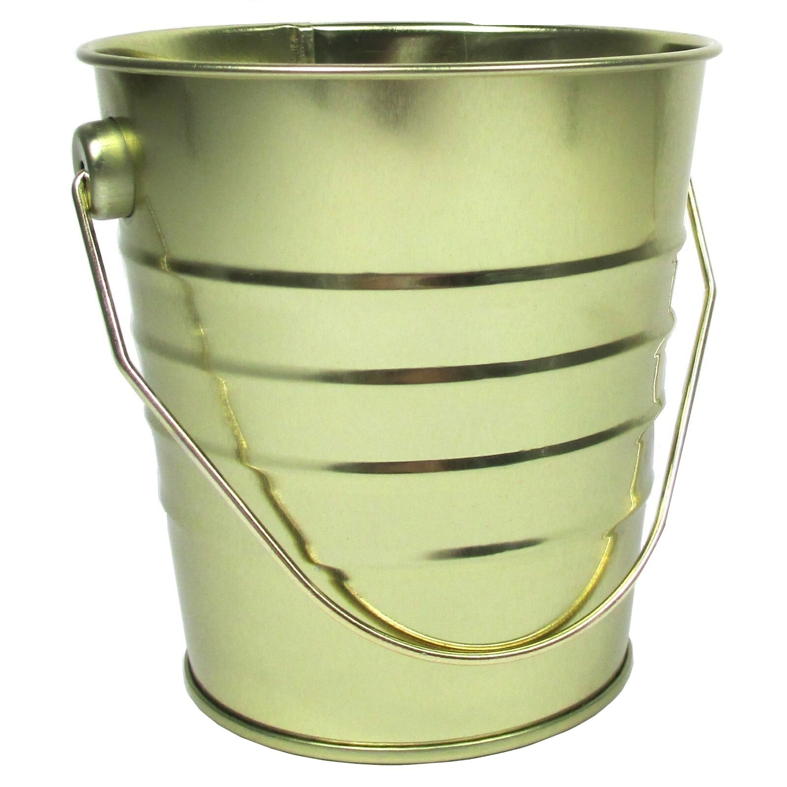 Gold Metal Favour Bucket