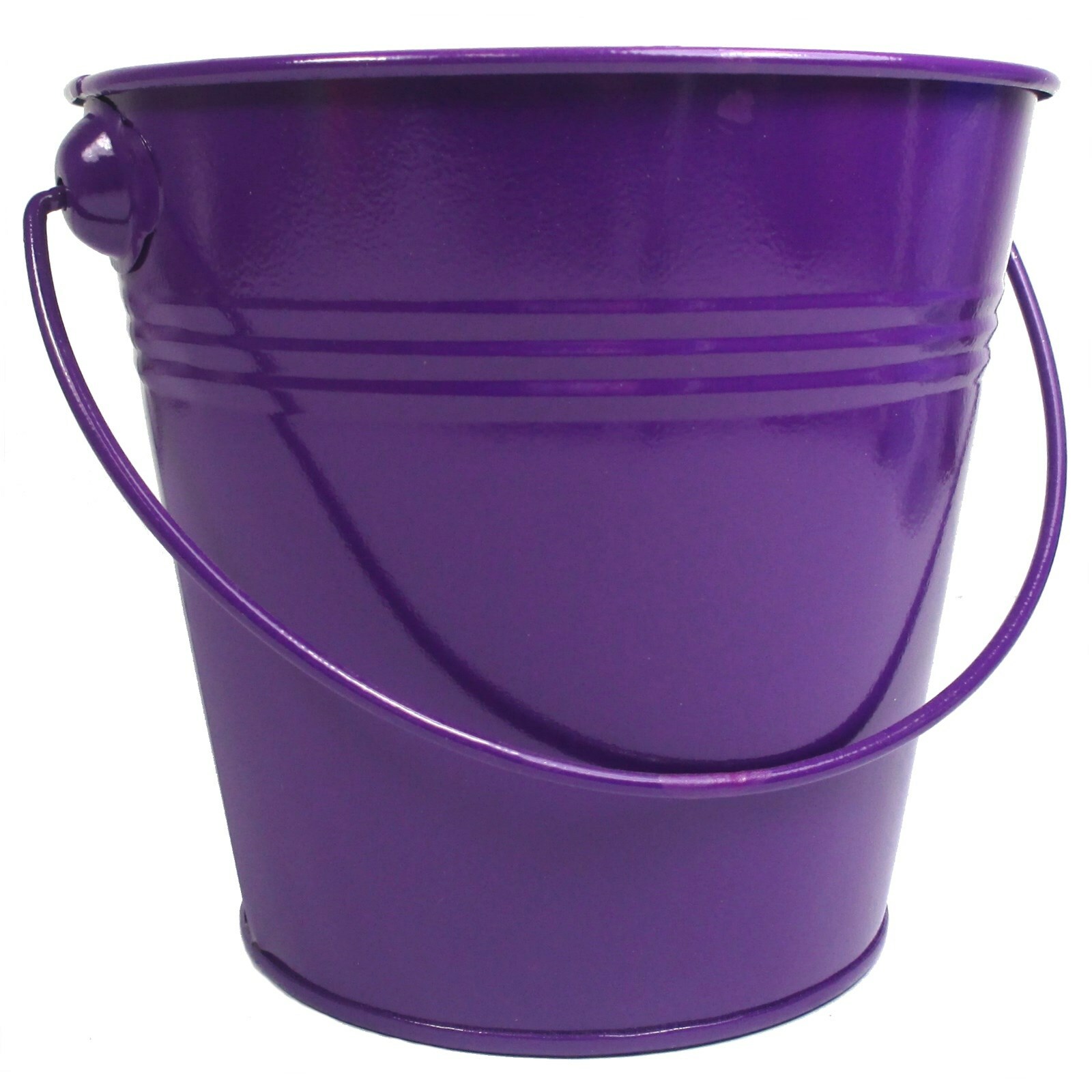 Purple Metal Favour Bucket (Medium)