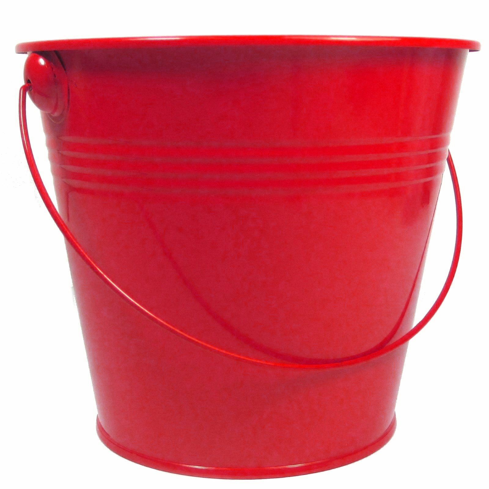 Red Metal Favour Bucket (Medium)