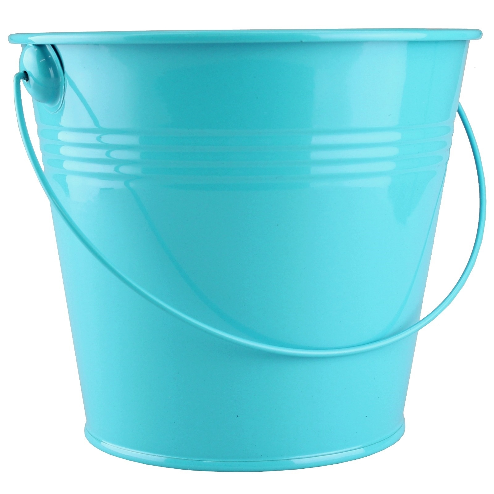 Teal Metal Favour Bucket (Medium)