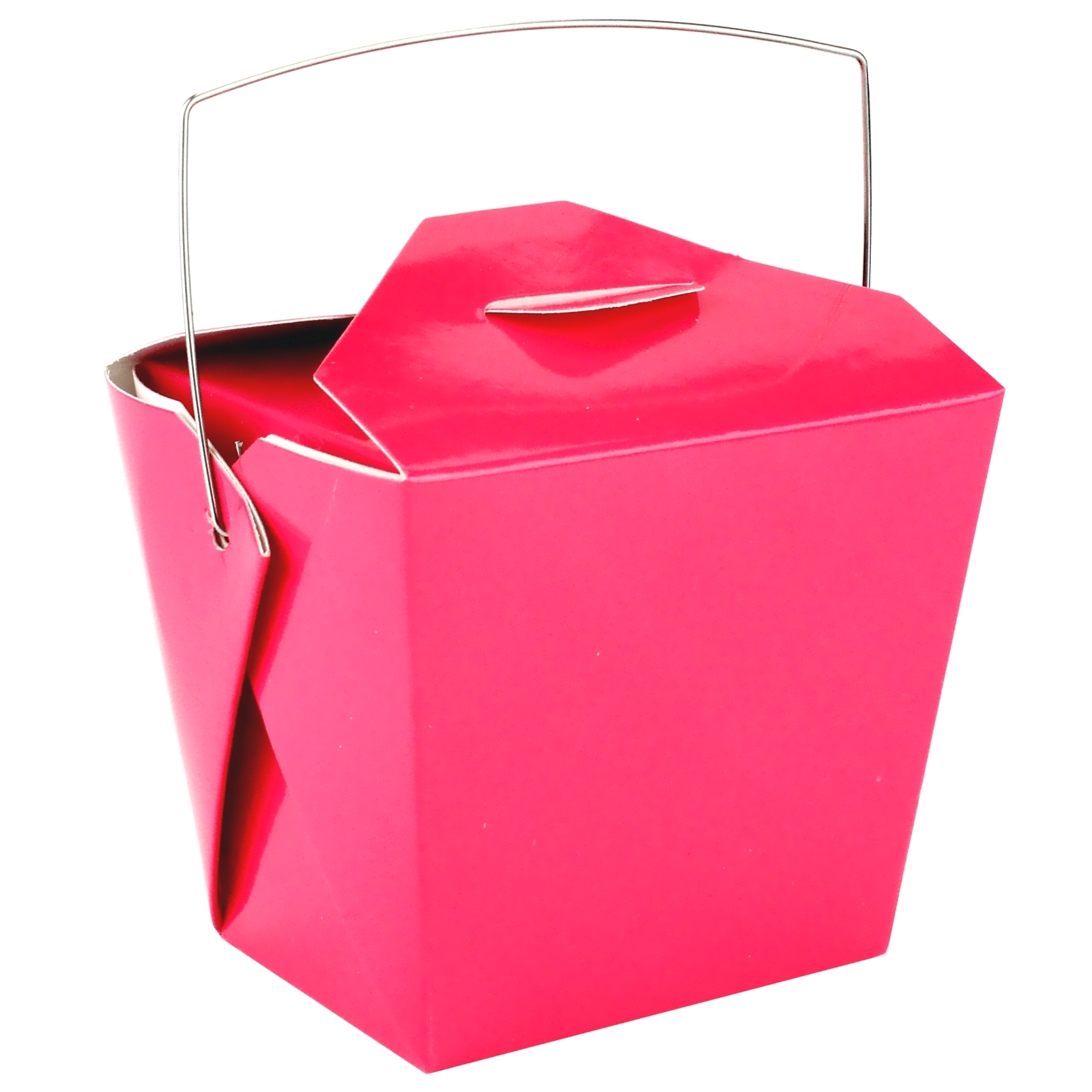 Hot Pink Paper Noodle Boxes (Pack of 4)