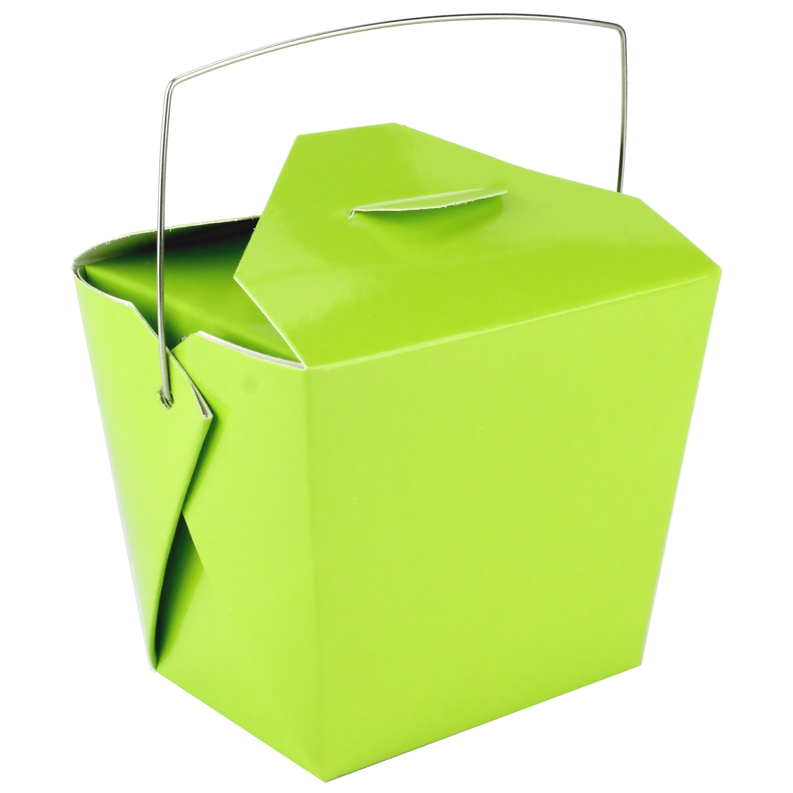Lime Green Paper Noodle Boxes (Pack of 4)