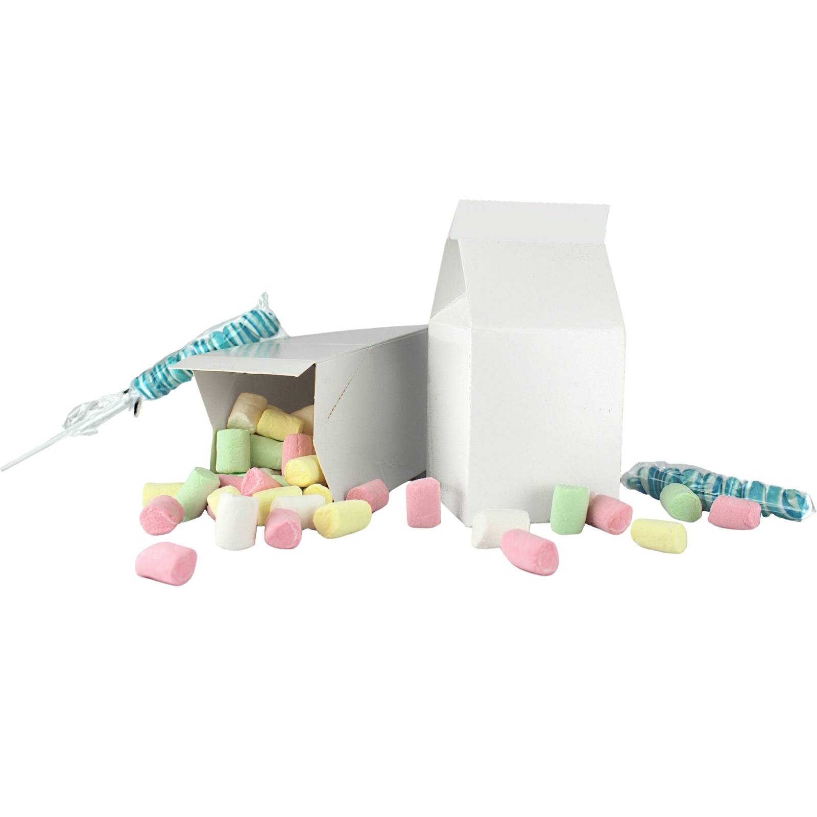 White Milk Boxes (Pack of 10)