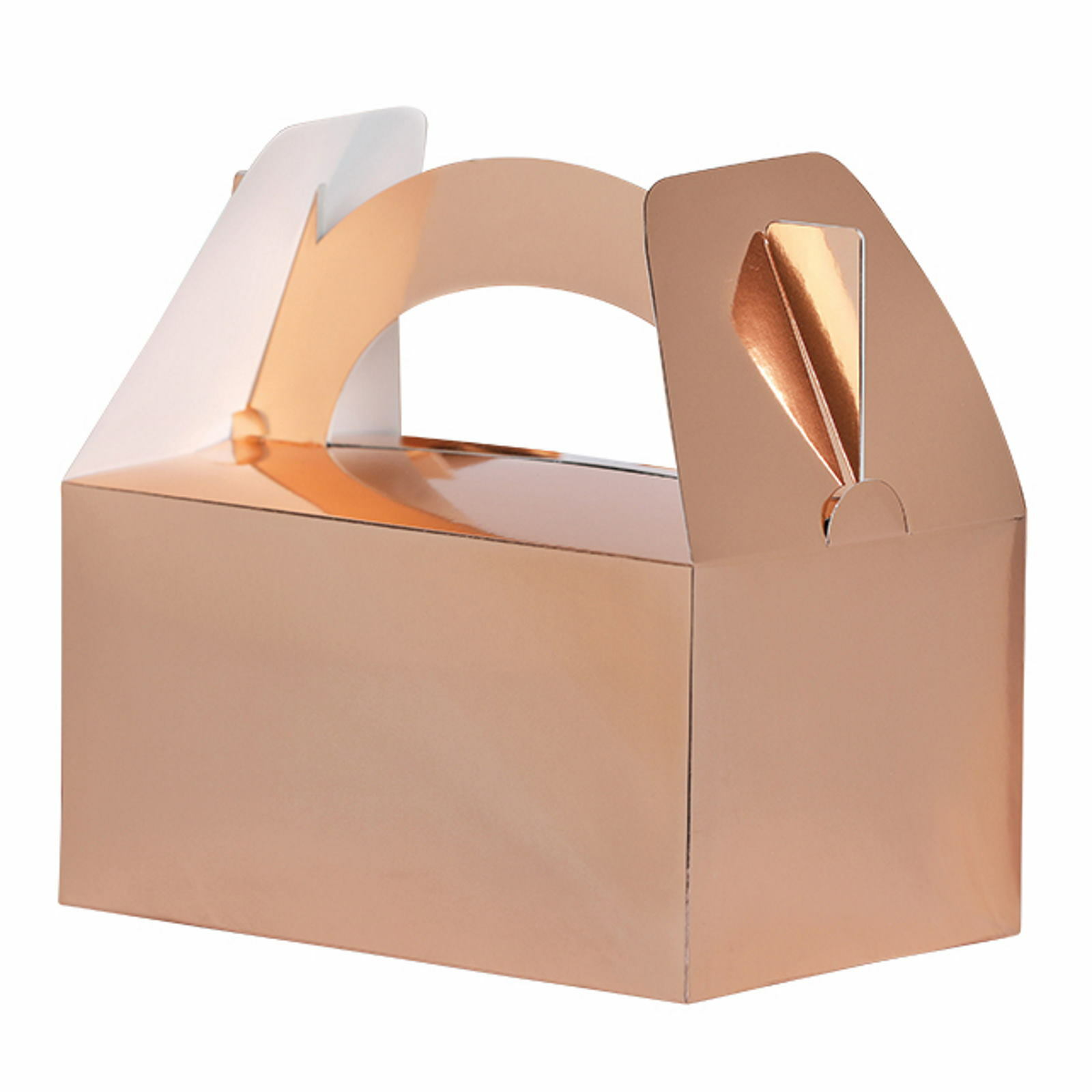 Rose Gold Metallic Lolly/Treat Boxes (Pack of 5)
