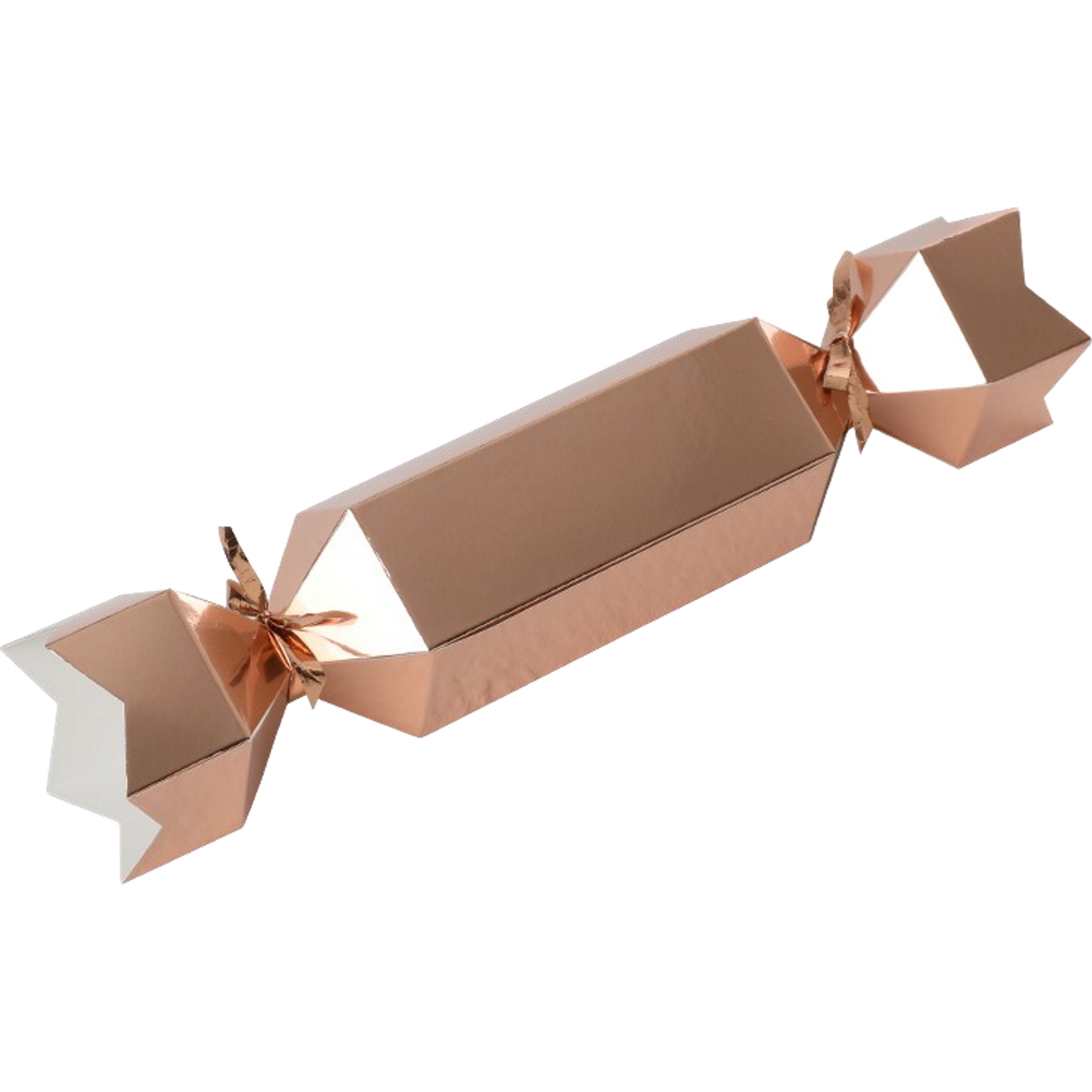 Rose Gold Metallic Bon Bons Boxes (Pack of 10)